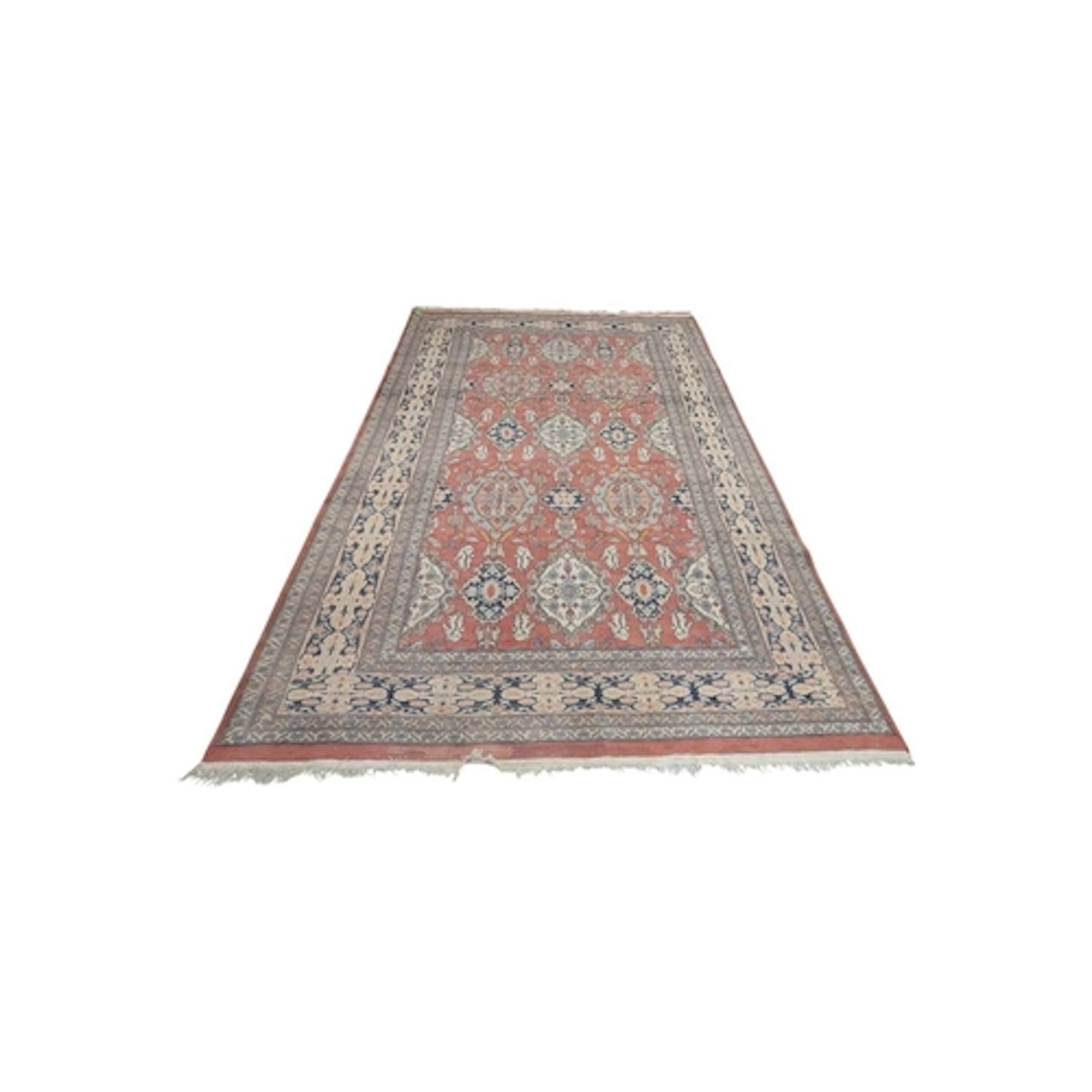 A large early 20th century Persian Islamic Afghan carpet flo...