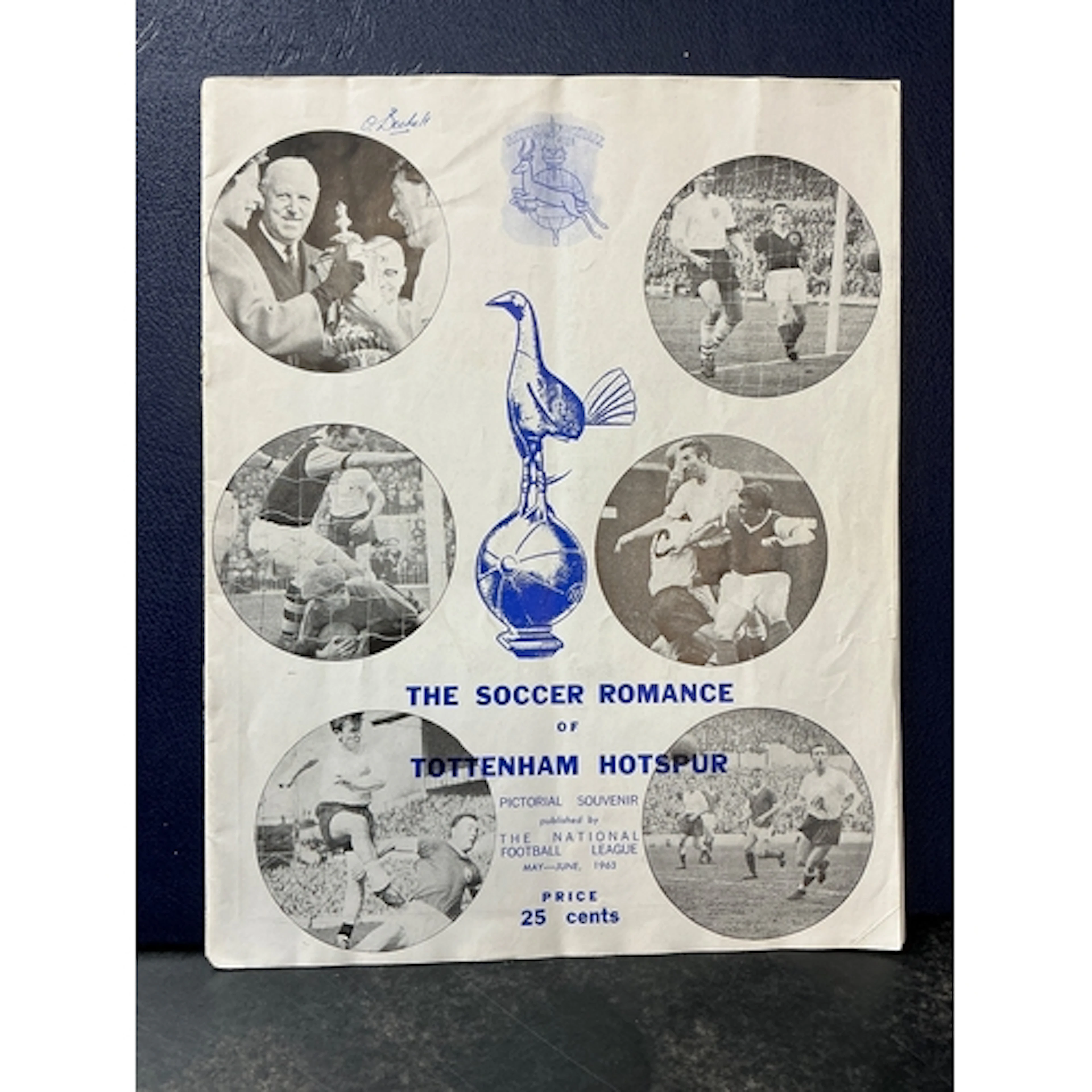 1963 Tottenham Signed South Africa Tour Football Programme: ...