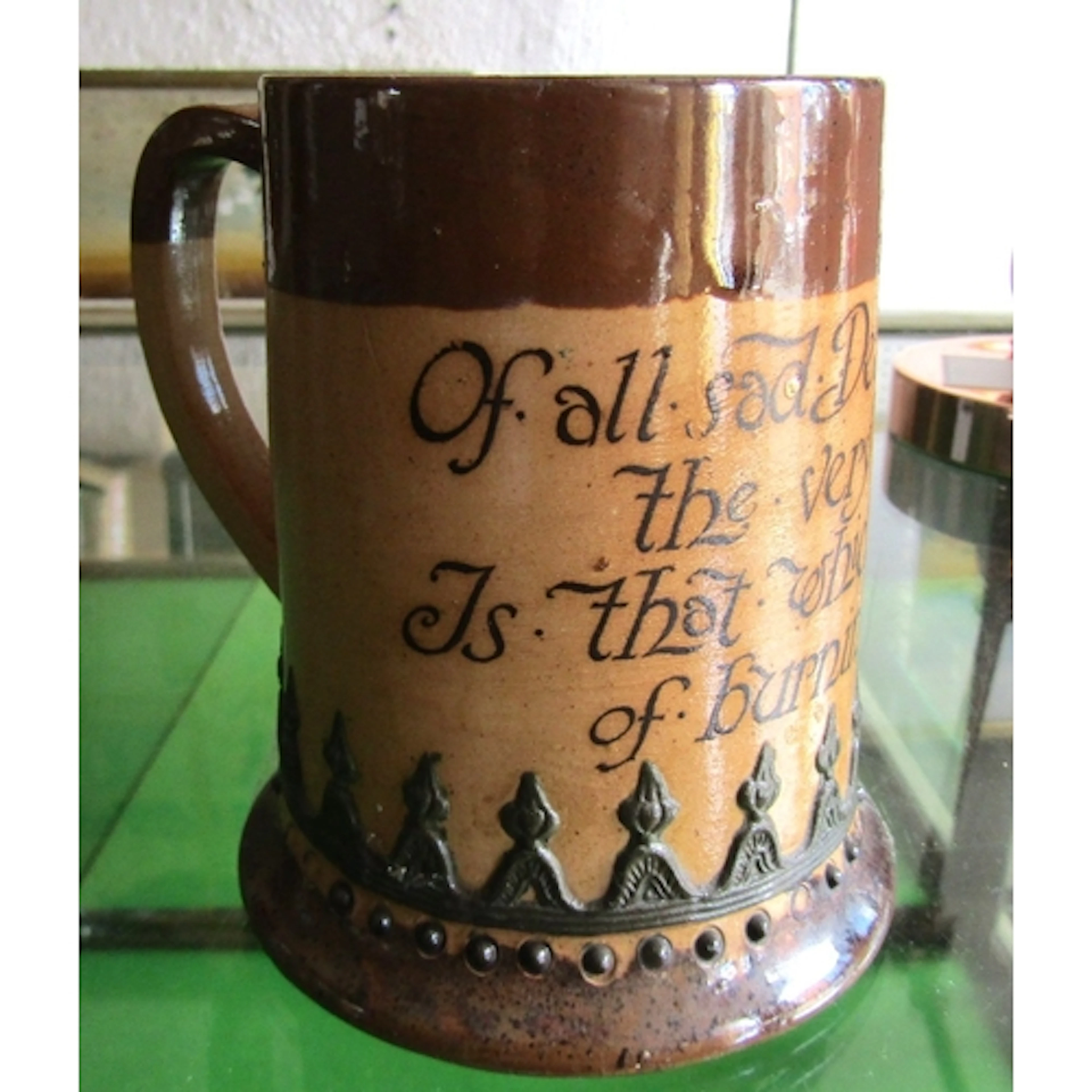 Old Bristol Ware Fired Earthenware Tinkered Approximately 8 ...