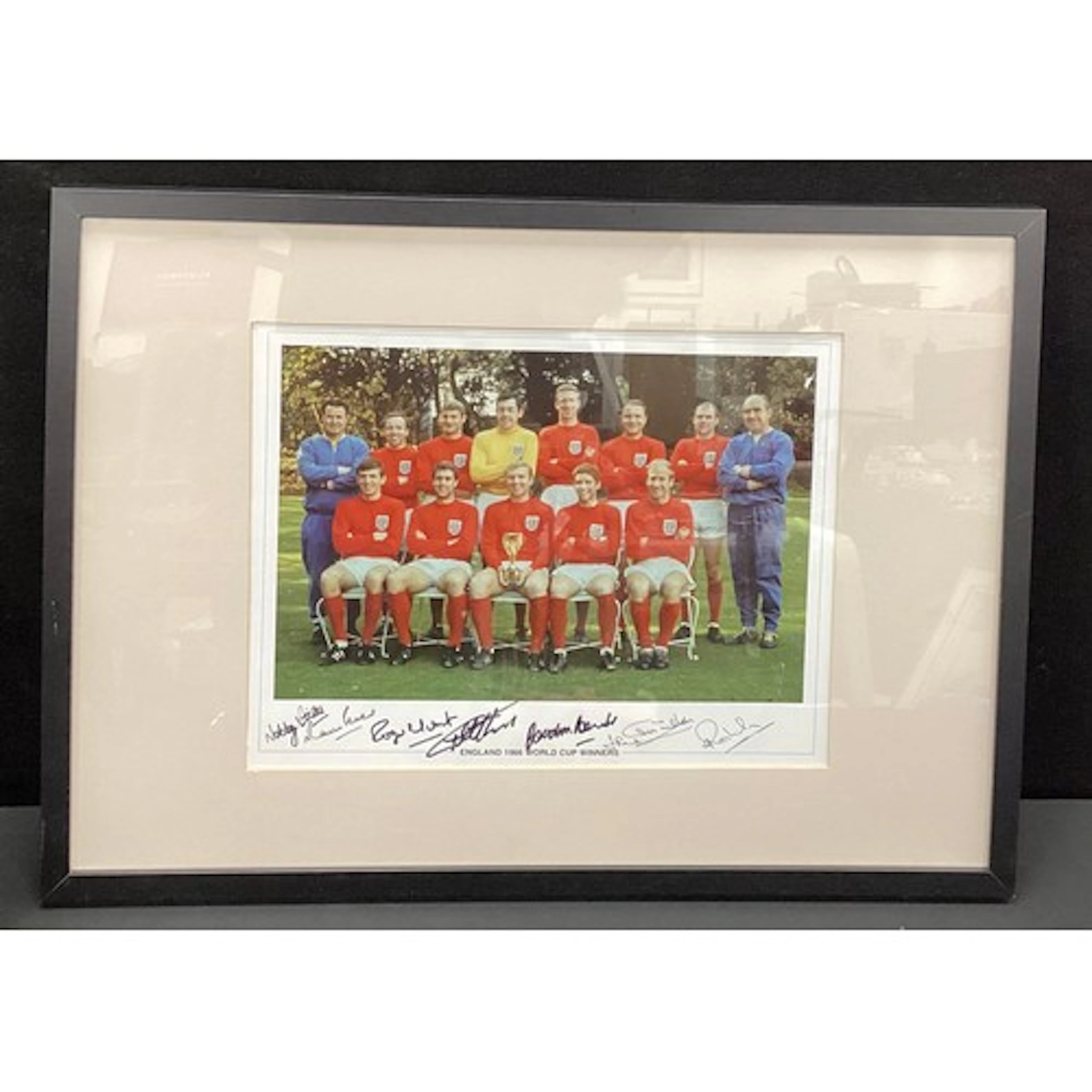 Football interest - 1966 World Cup, signed print, signed by ...