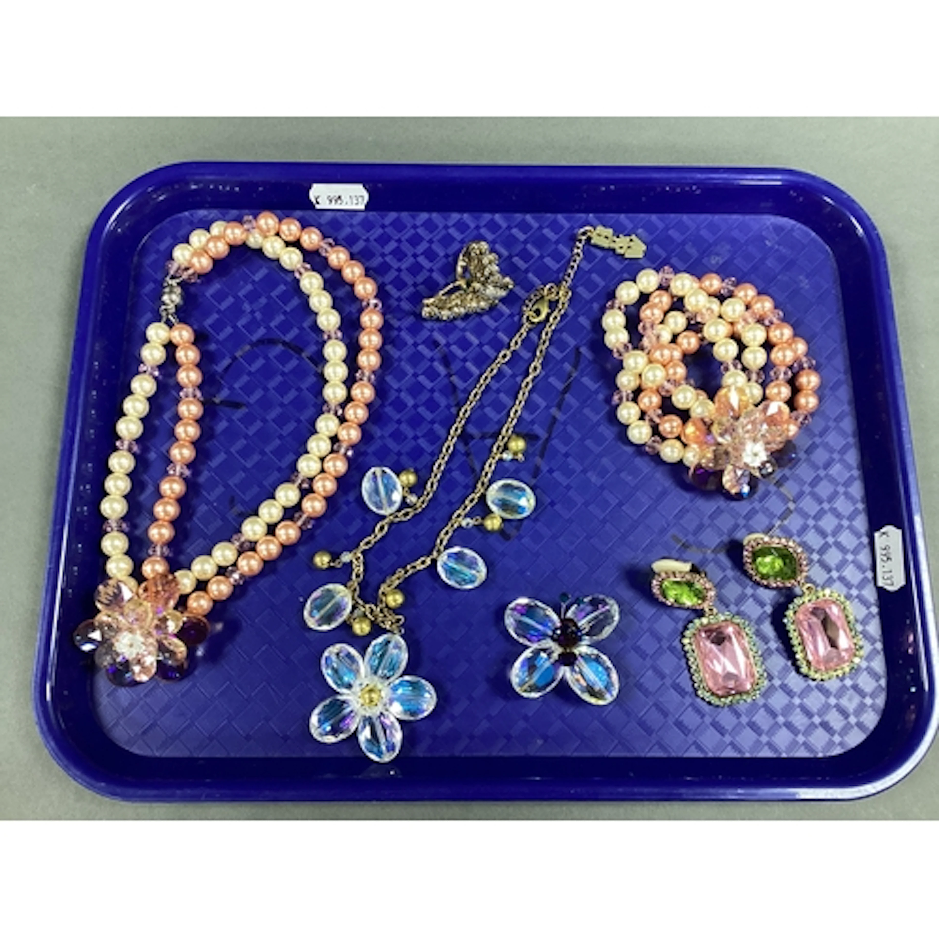 Butler & Wilson; A Pair of Large Statement Clip-On Drop Earr...