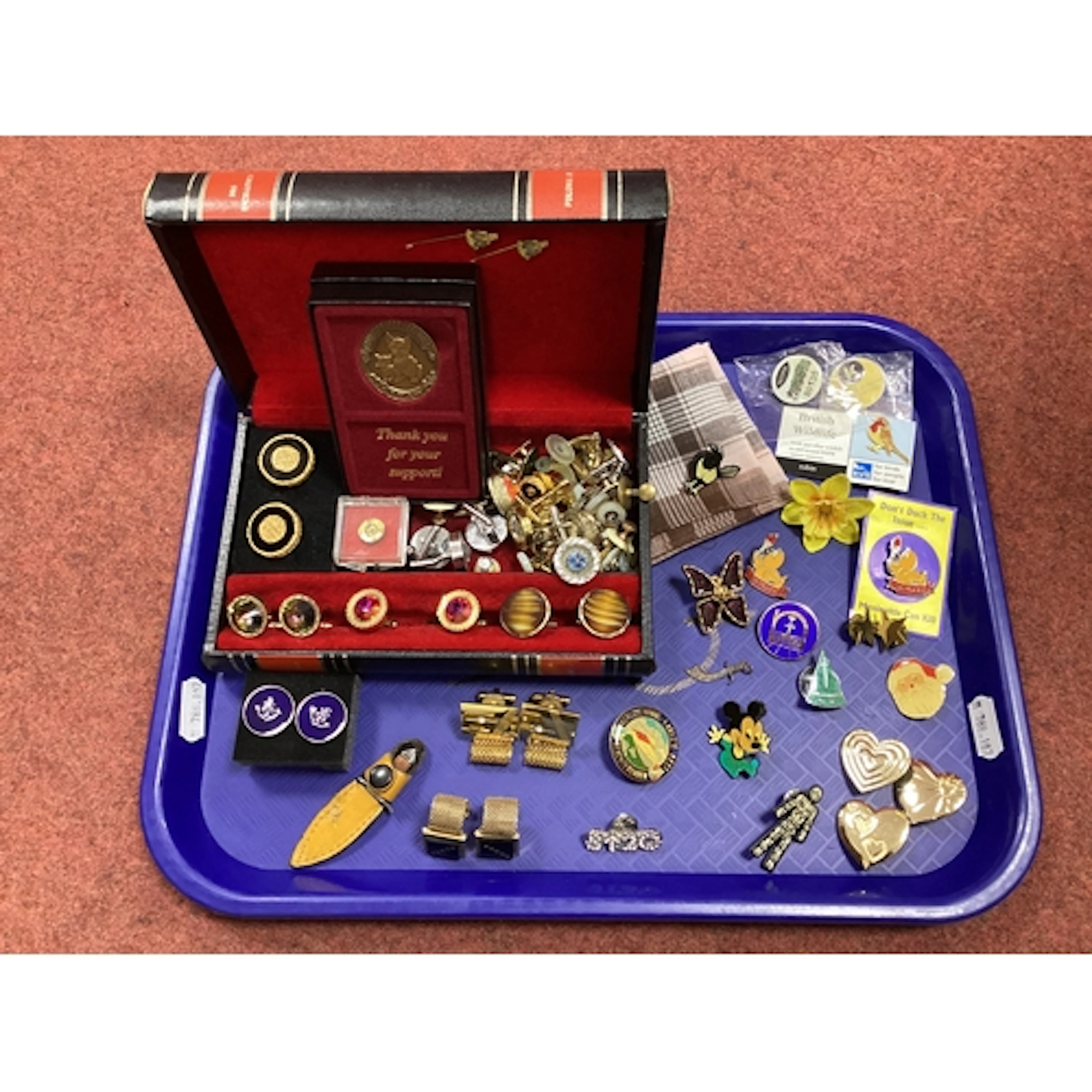 A Collection of Assorted Gent's Cufflinks, contained within ...