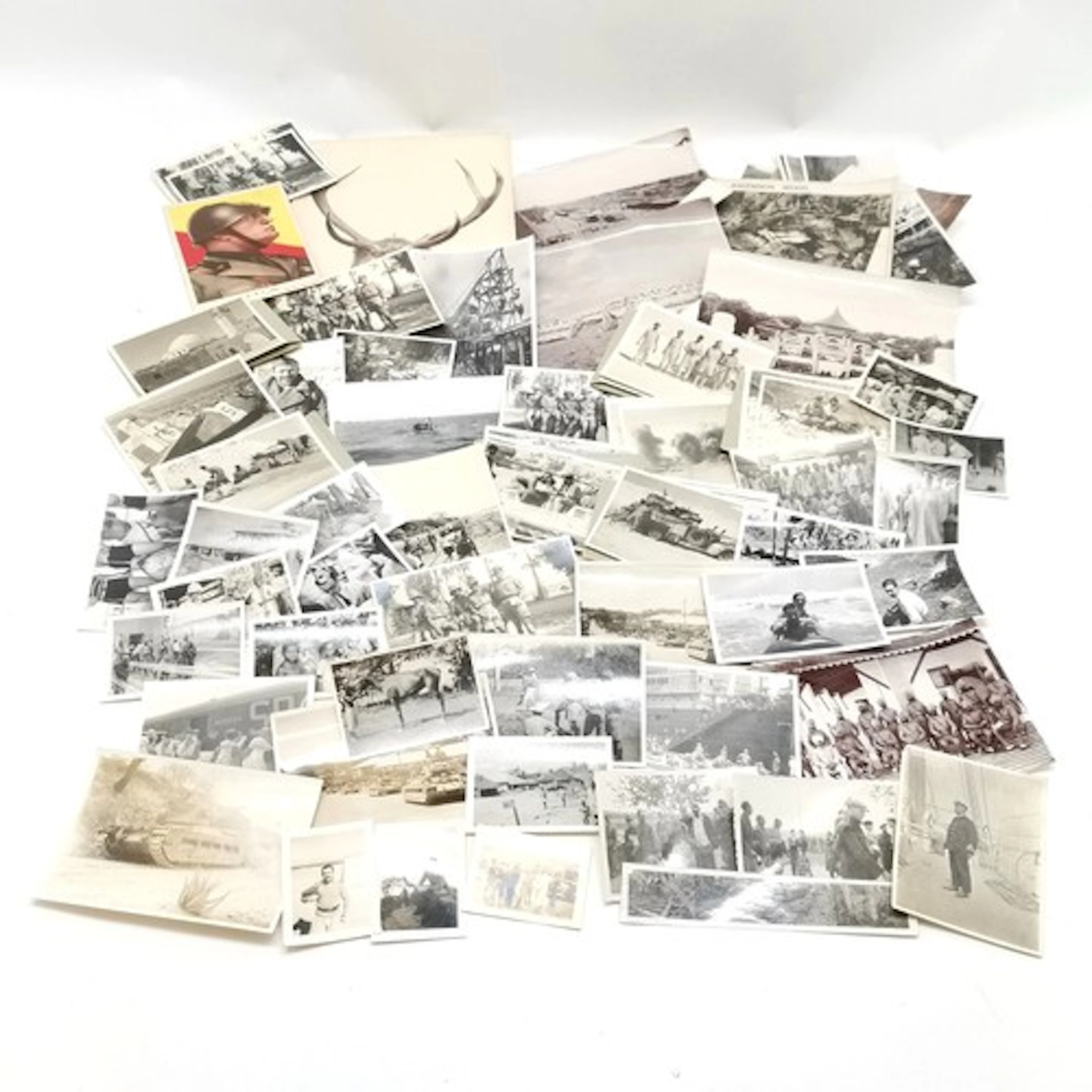 Qty of mostly military photographs inc India (some annotated...