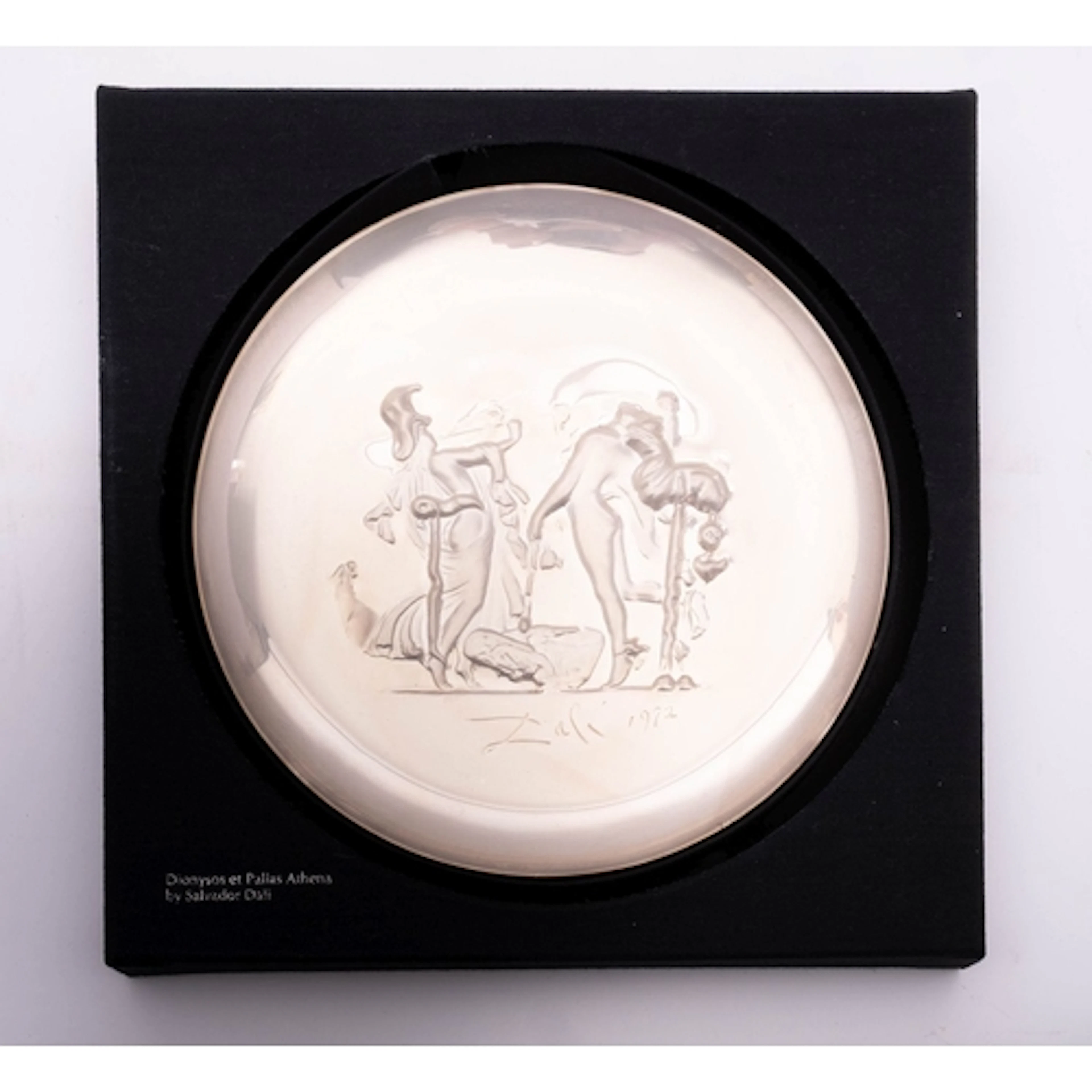 The Lincoln Mint, 1972 Annual Plate, 'Dionysos et Pallas Ath...
