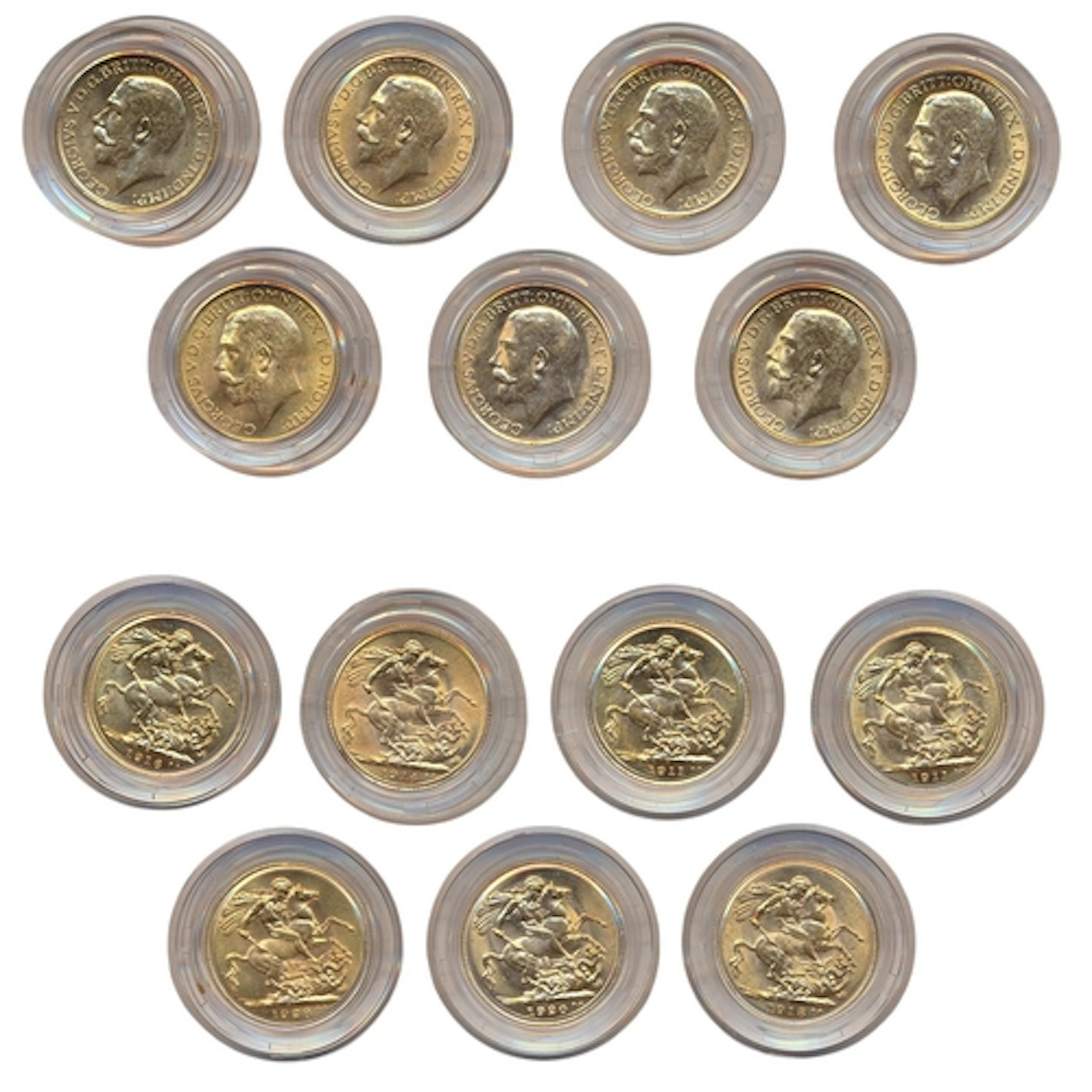 Investment Gold Lot - Documents Required. Sovereign Mintmark...