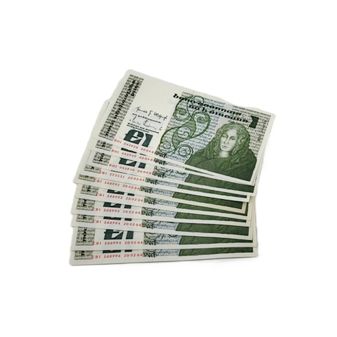 50 X 1984-1989 QUEEN MEABH £1 IRISH BANK NOTES, mixed dates,...