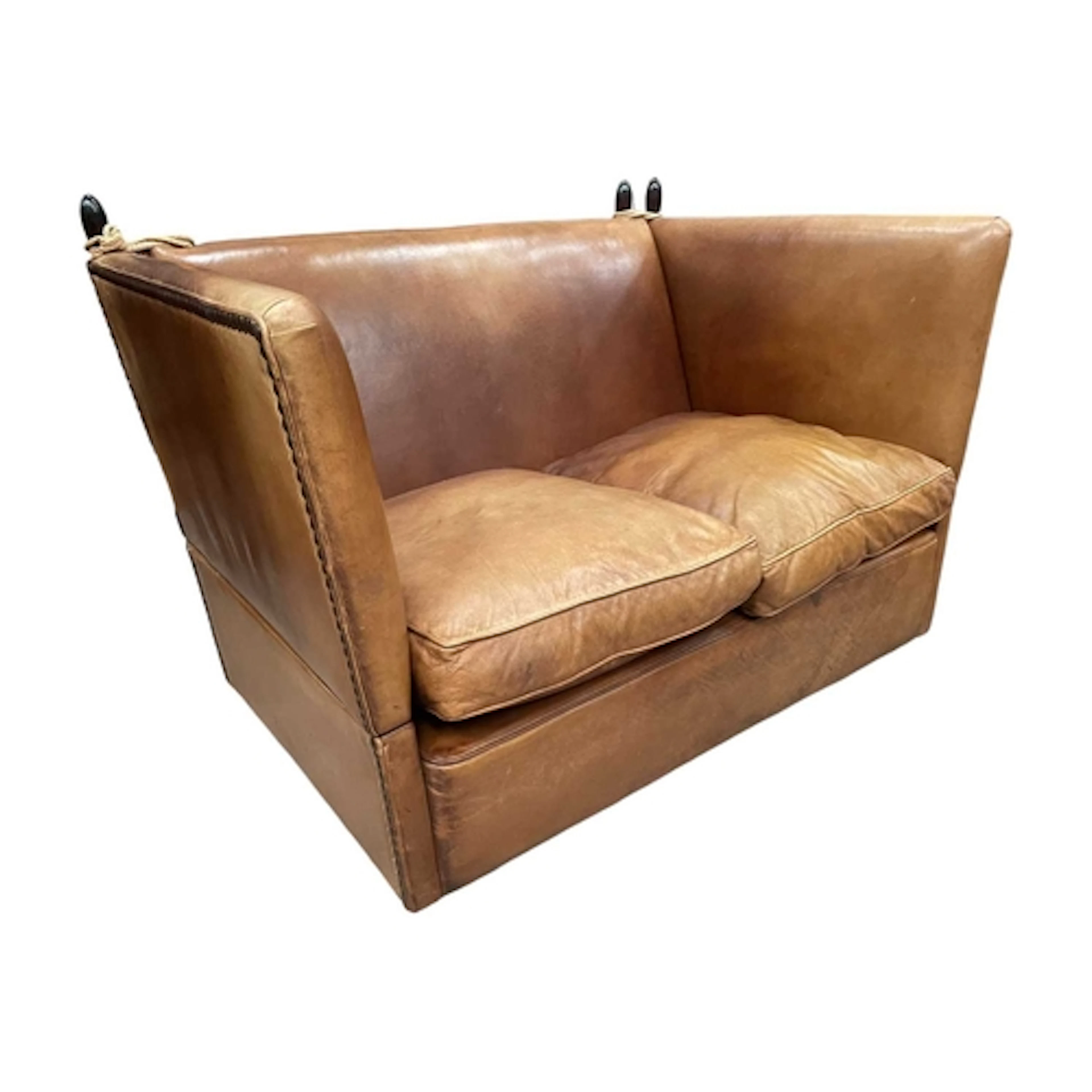 Leather Chairs of Bath - an early 21st century antique-style...