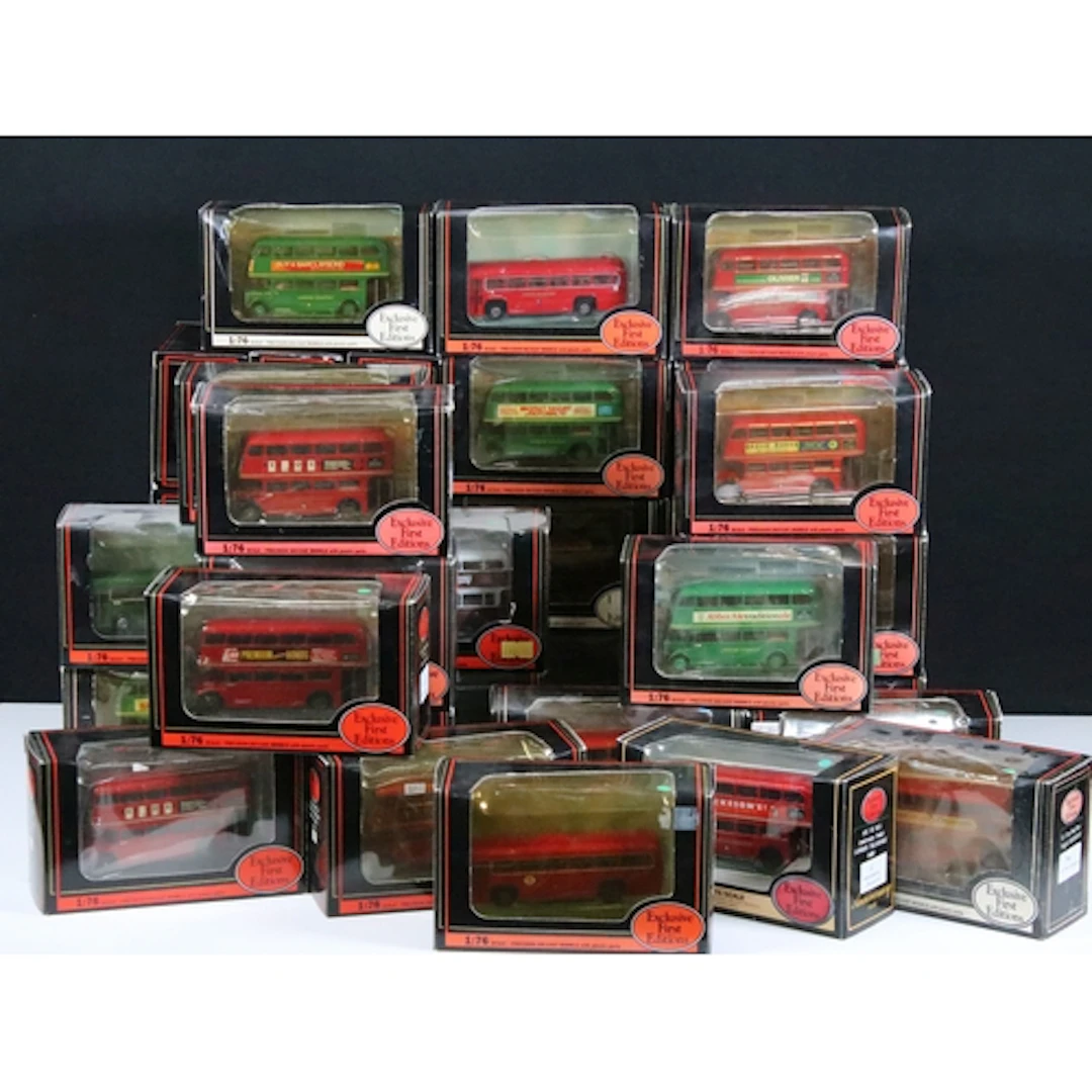 45 Boxed EFE Exclusive First Editions diecast model buses to...