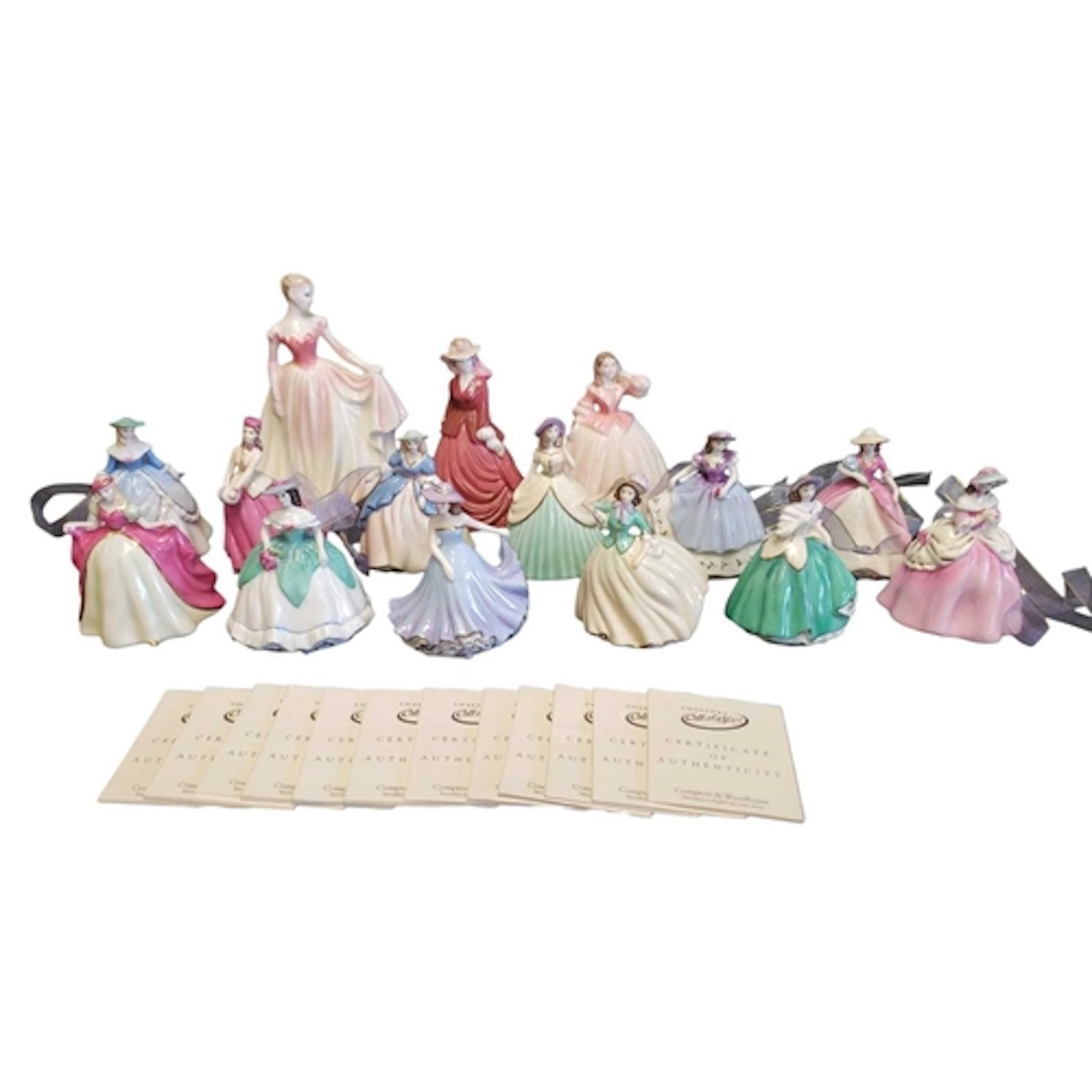 Coalport - Collection of late 20th century bone china miniat...