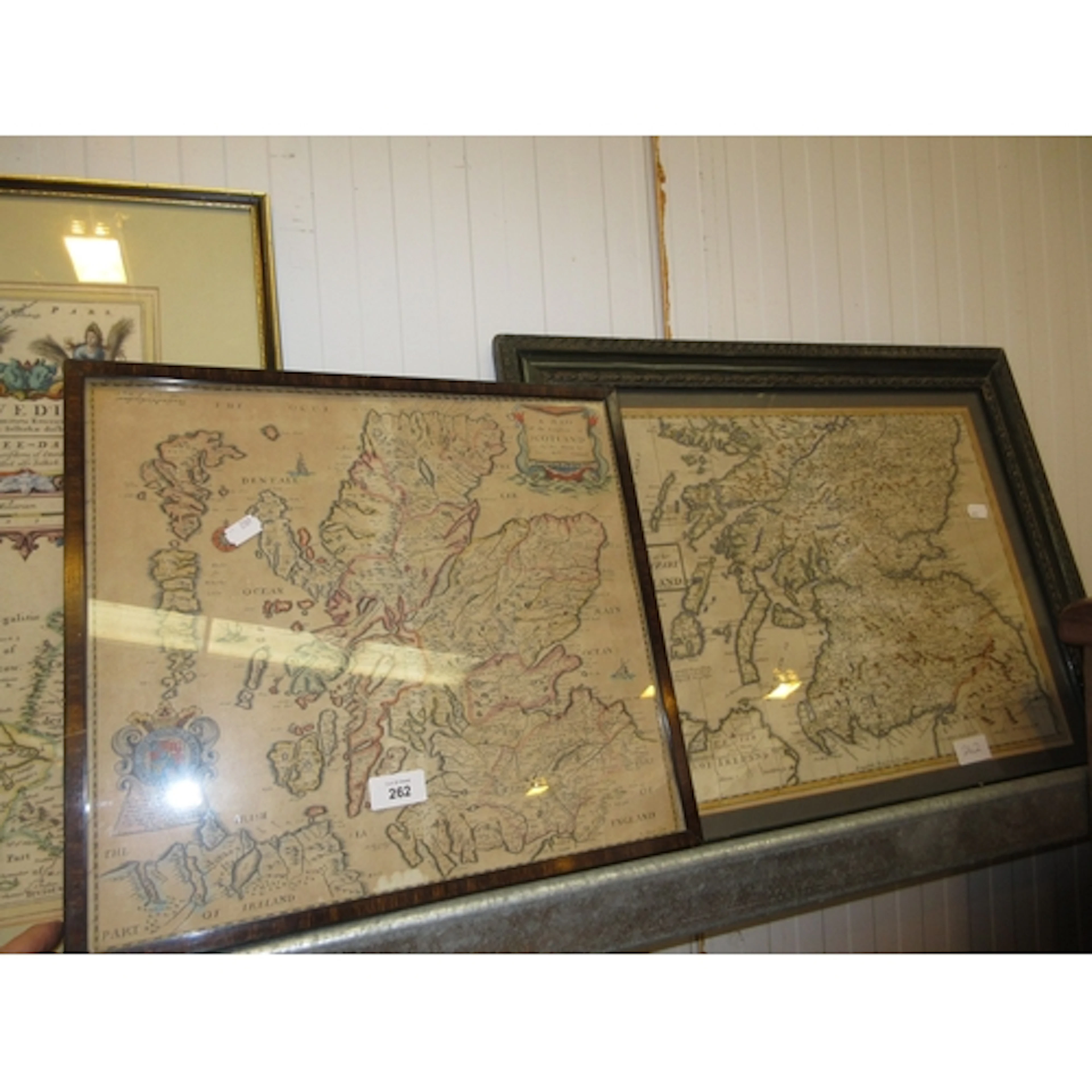 Two Antique Maps - Scotland and The South Part of Scotland