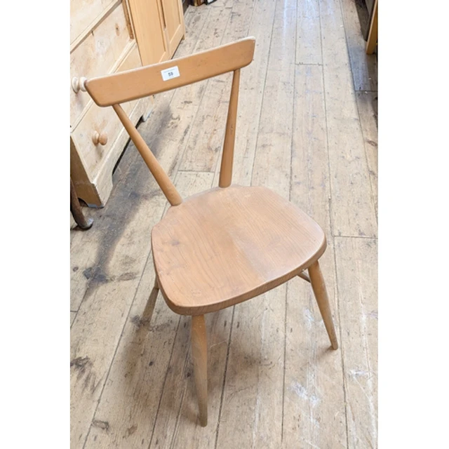An Ercol candlestick chair