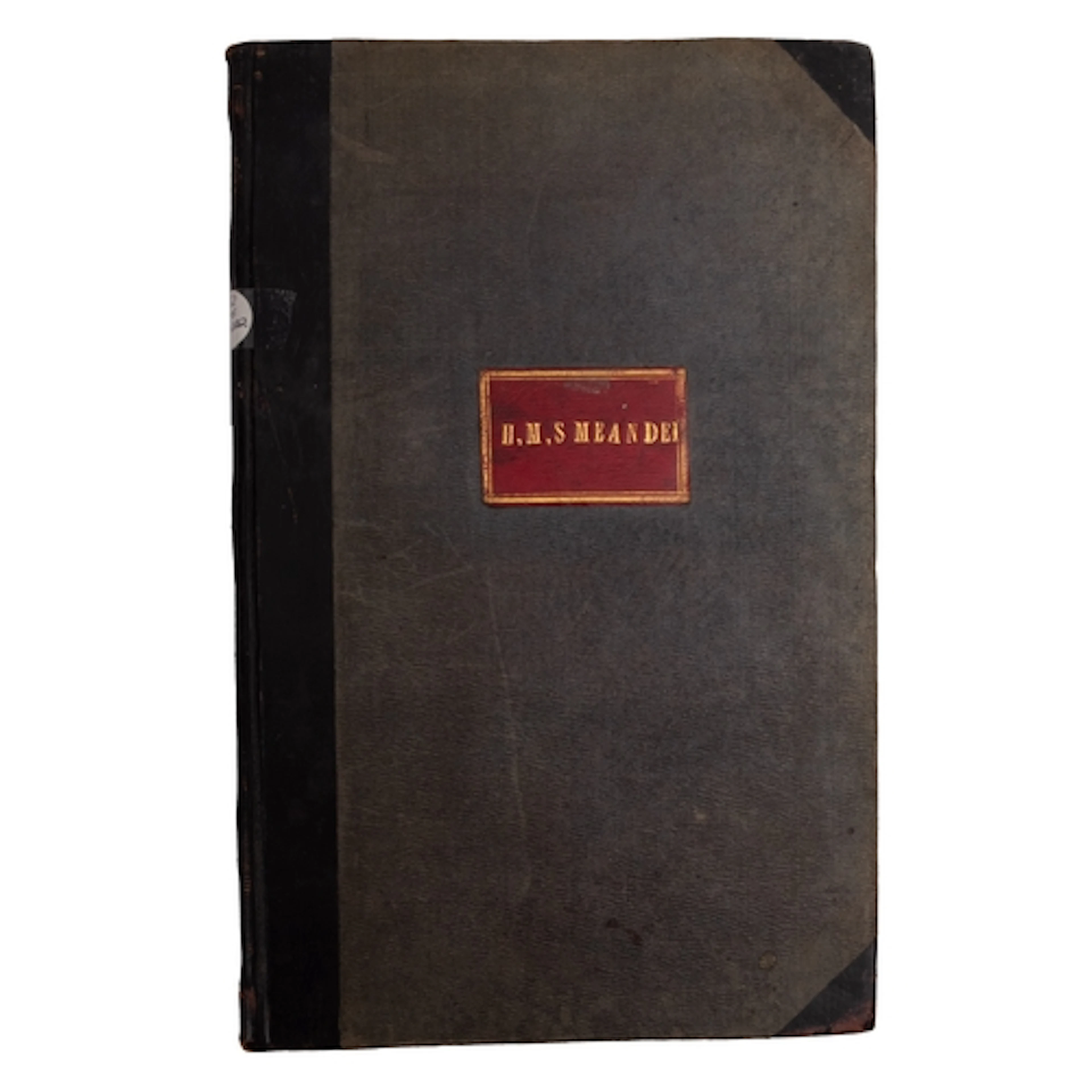 A 19th century ship's log for the Royal Navy 44-gun fifth ra...