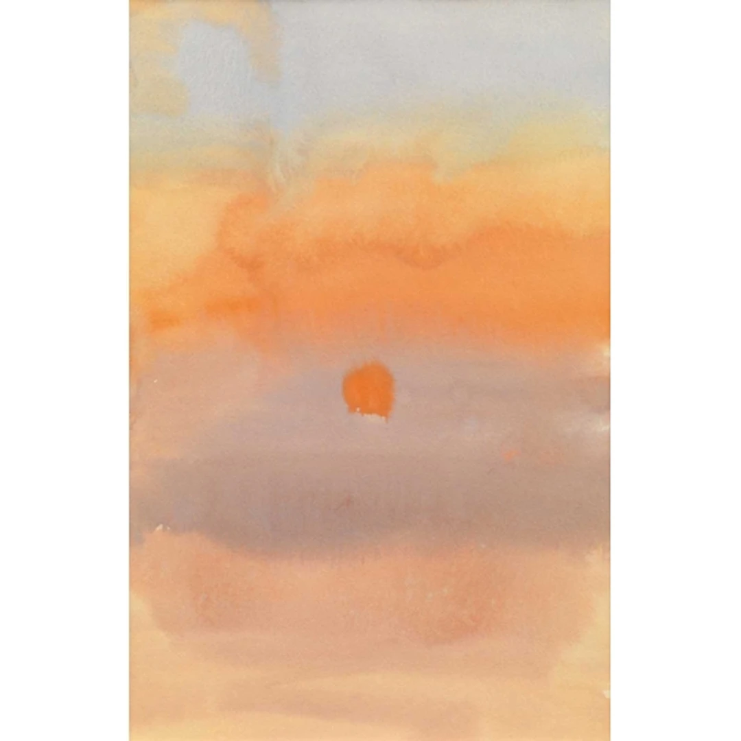 § John MILLER (1931-2002) Sunrise 7:30am, 22/09/01 Gouache, ...