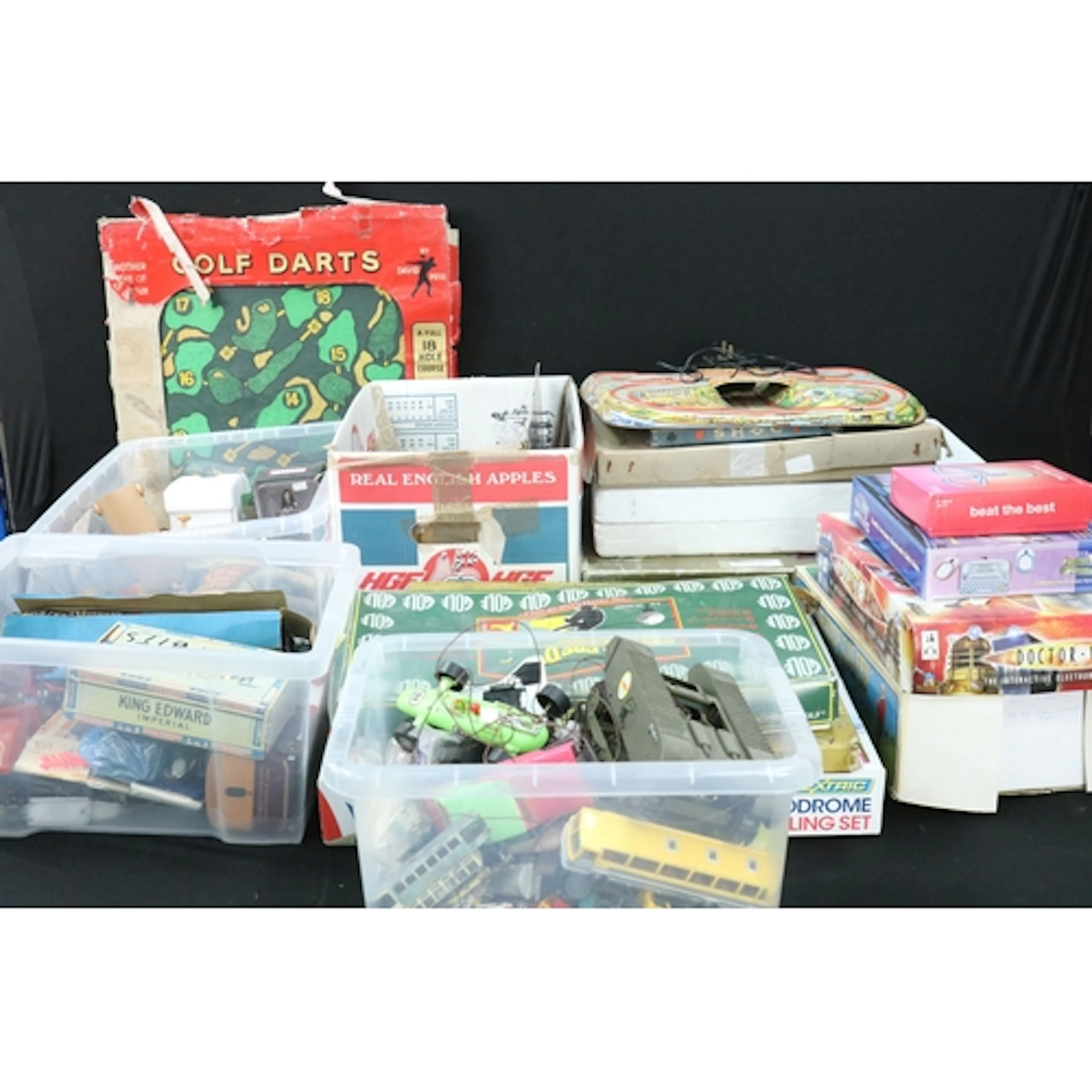 Large quantity of toys, models and games to include cased Ma...