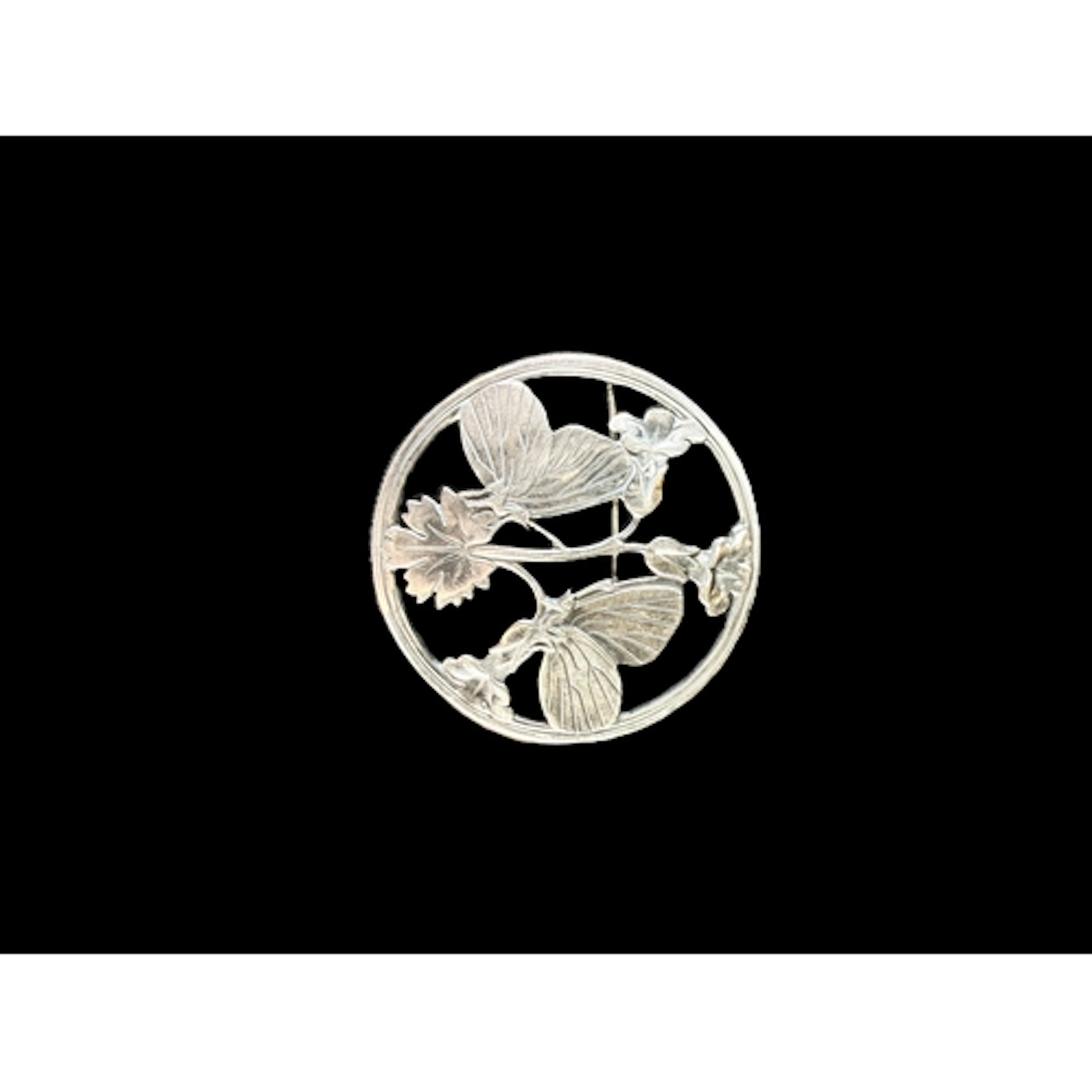 Georg Jensen: silver brooch designed by Arlo Malinowski, cir...