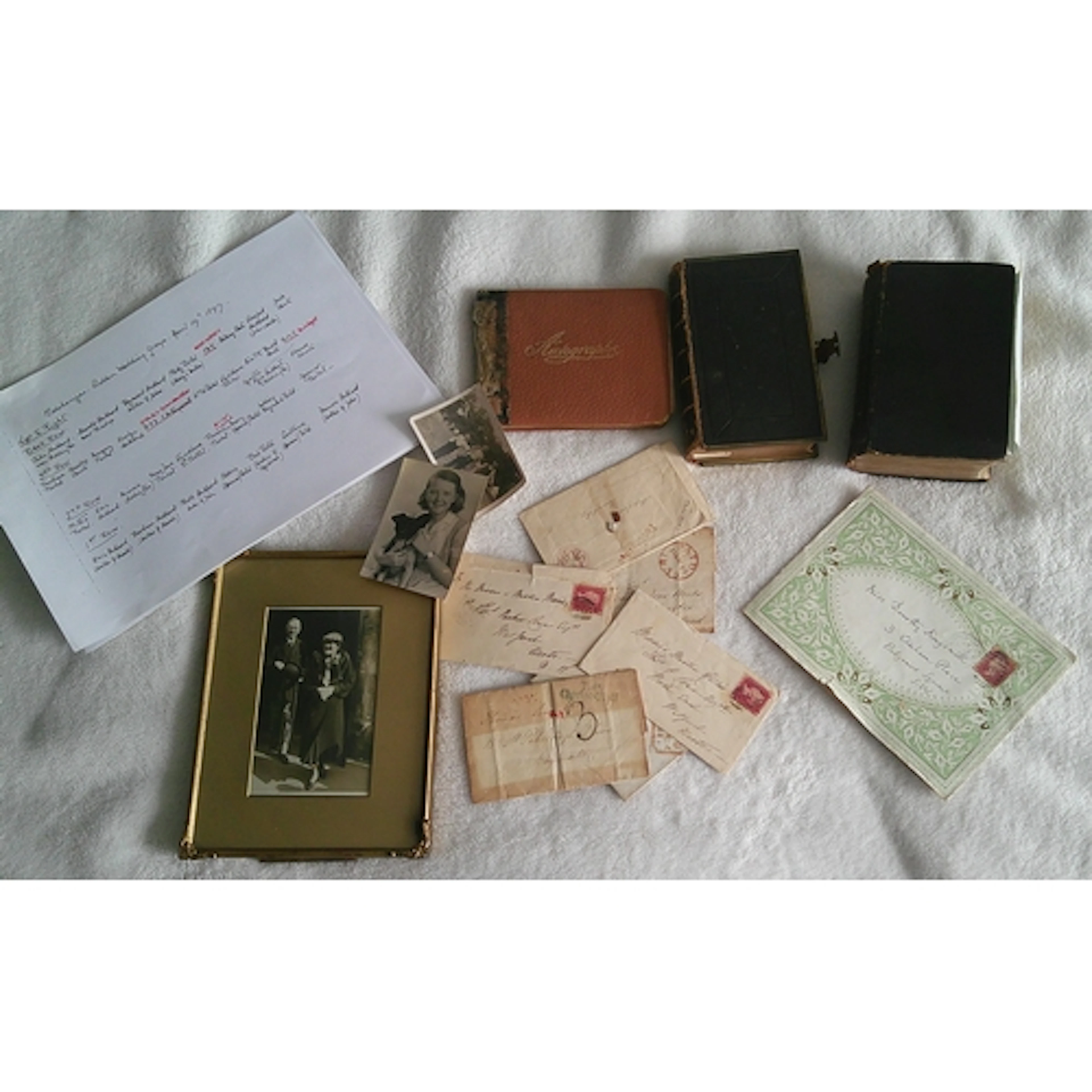 Ephemera collection with an 1841 bible belonging to William ...