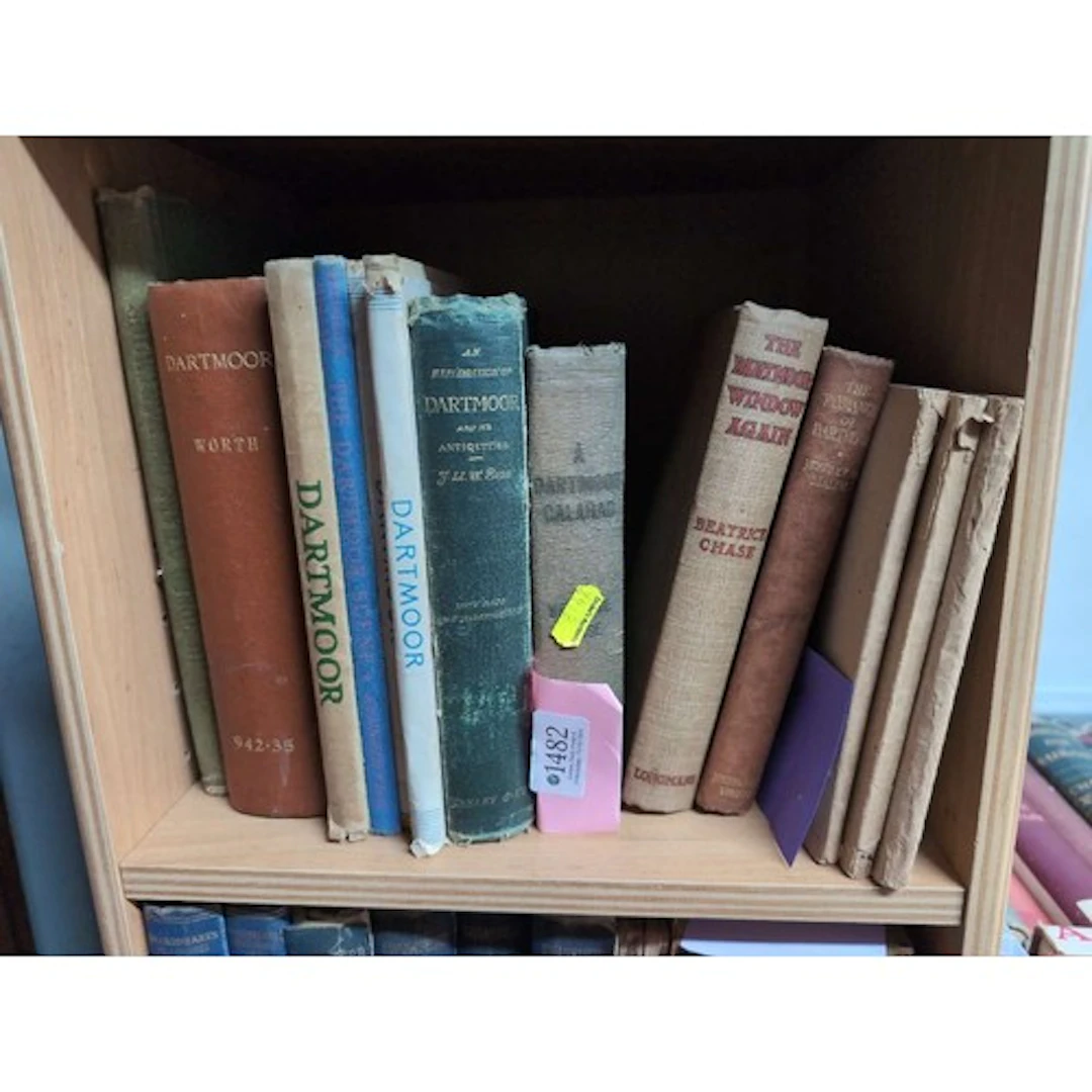 Collection of Dartmoor books, including an "Exploration of D...