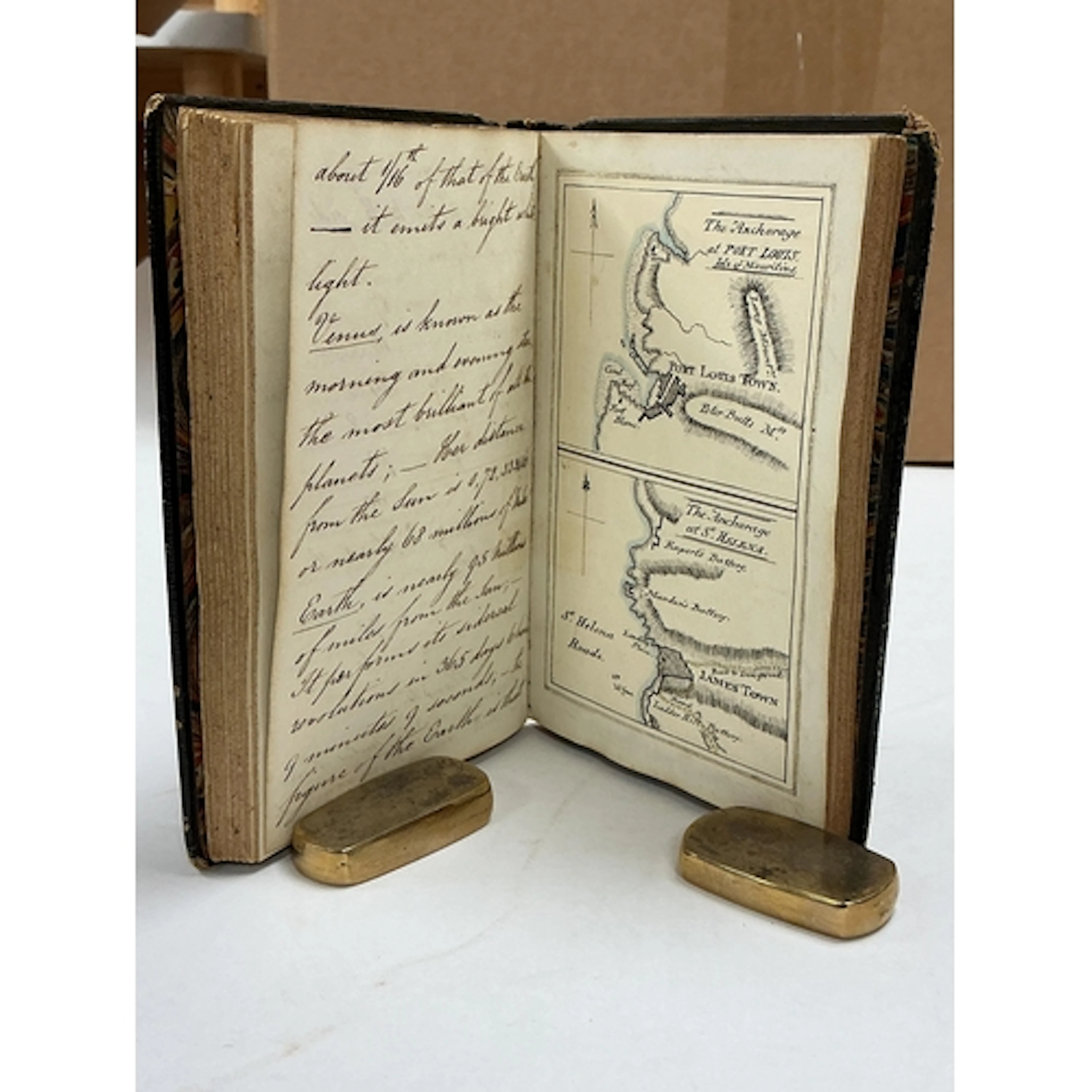 Â° Manuscript Naval Diary. 1843-1845. Written by unnamed nep...