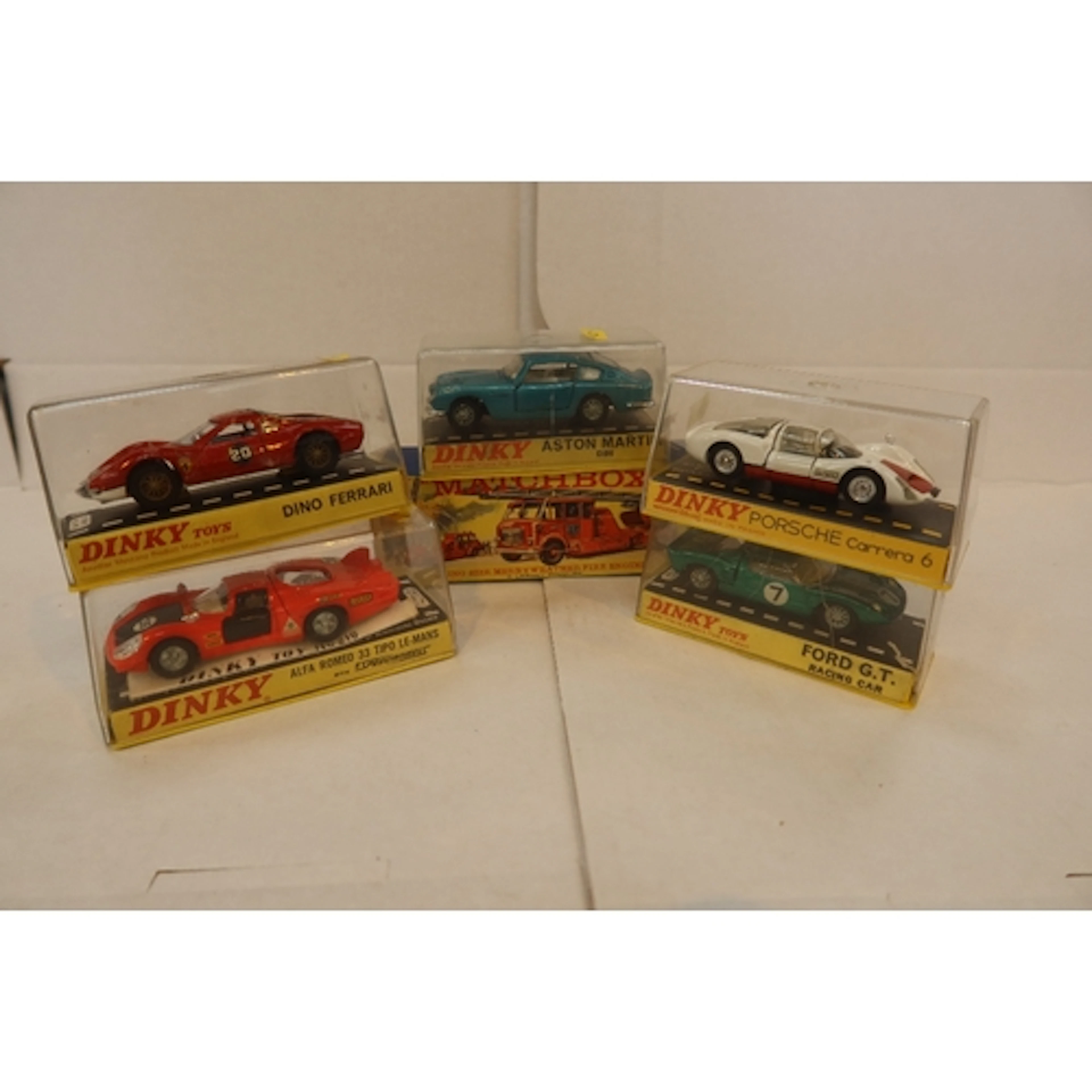 Dinky Porche Carrera 6 Dino Ferrari Ford GT Austin Martin ...