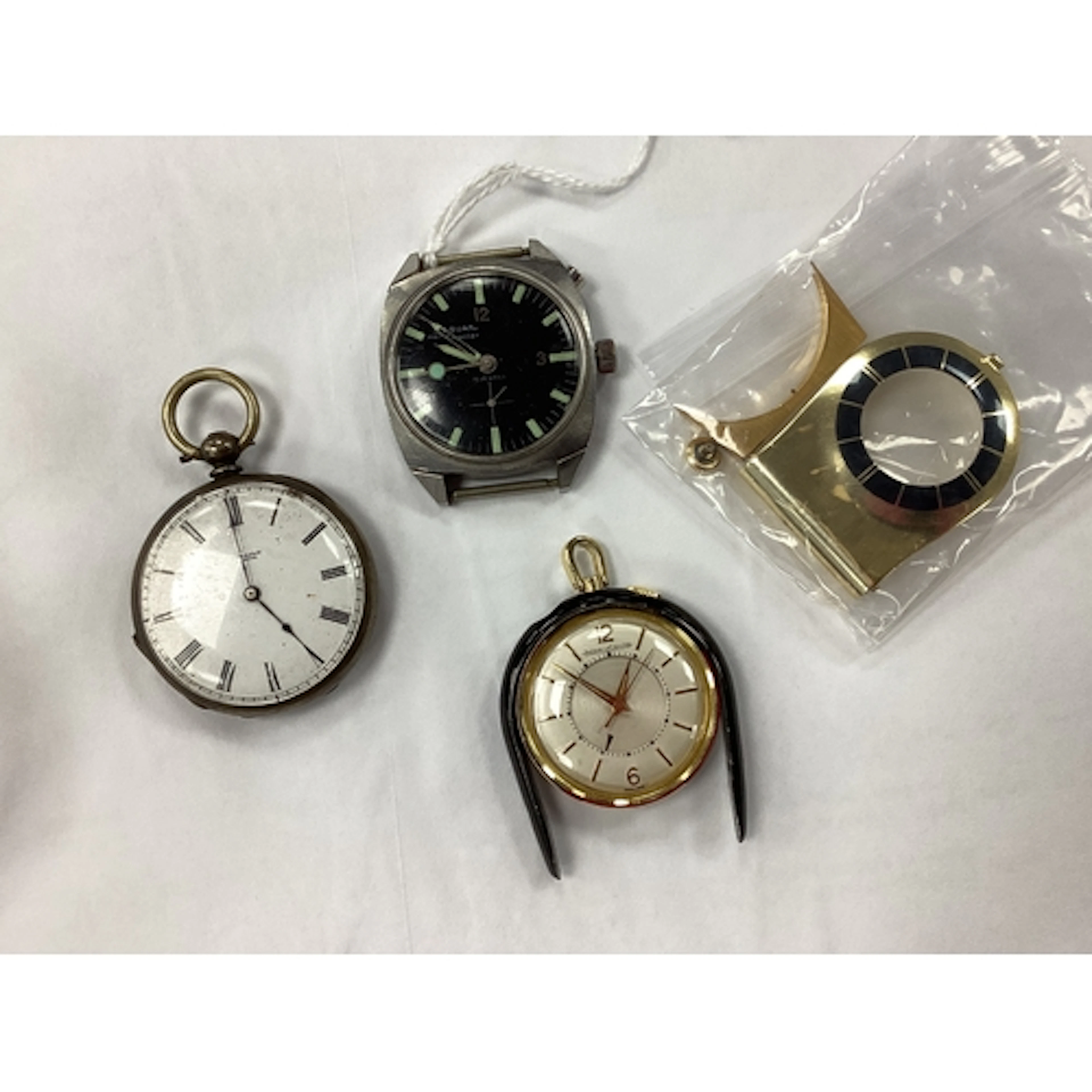 Jaeger Le Coultre Minature Travel Clock, (damages); Gambart ...