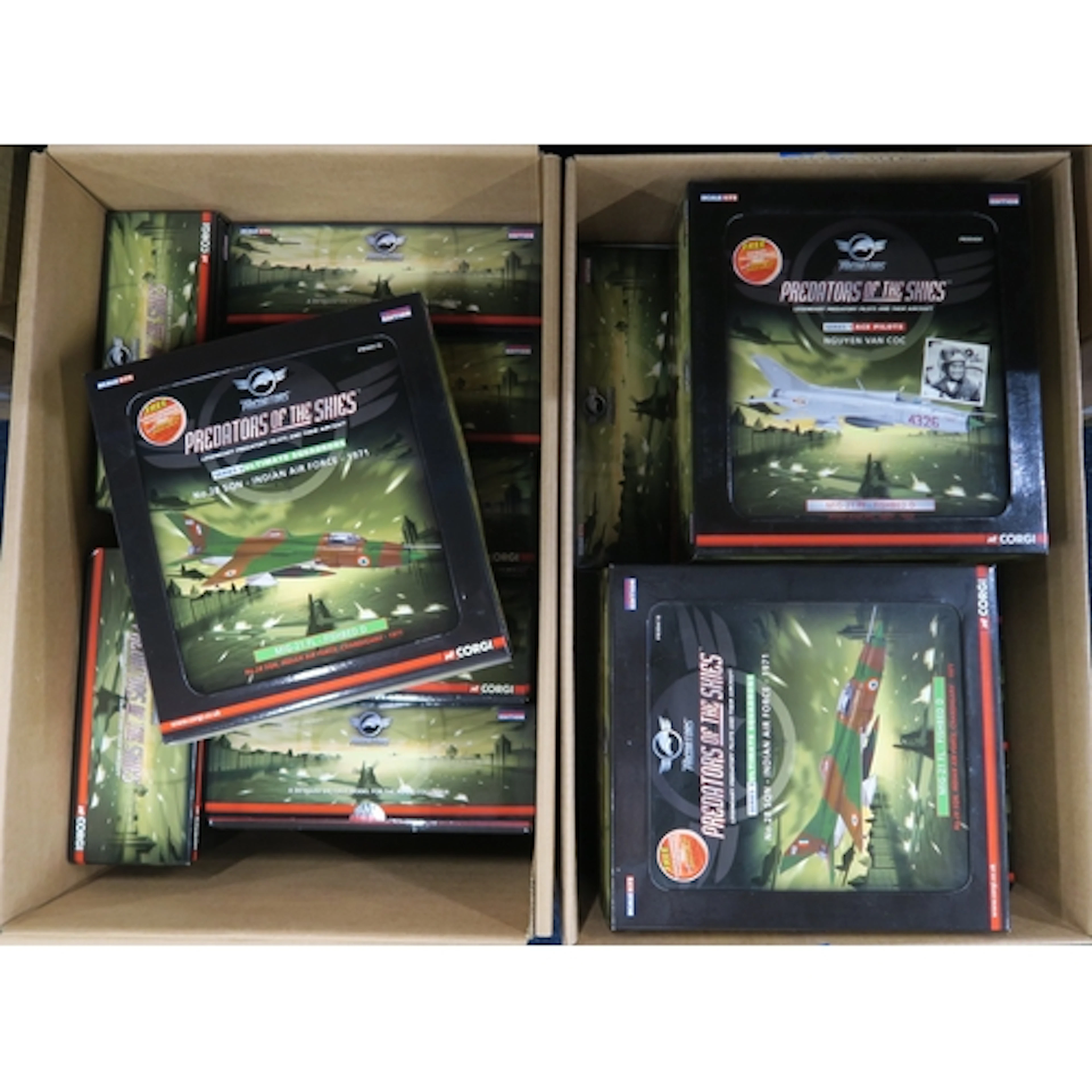 A quantity of boxed Corgi Predators of the Skies m...