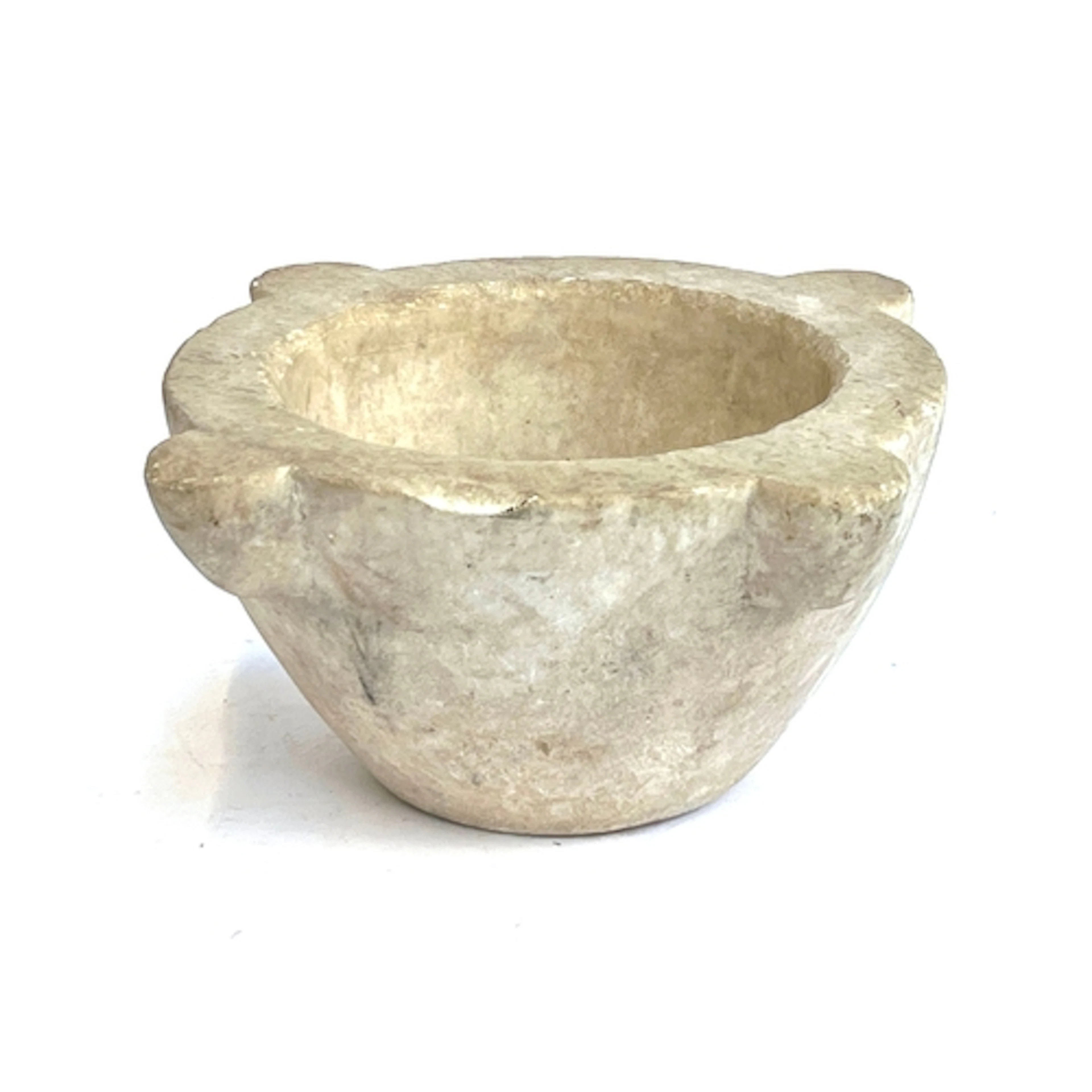 A large marble mortar, 32cmD