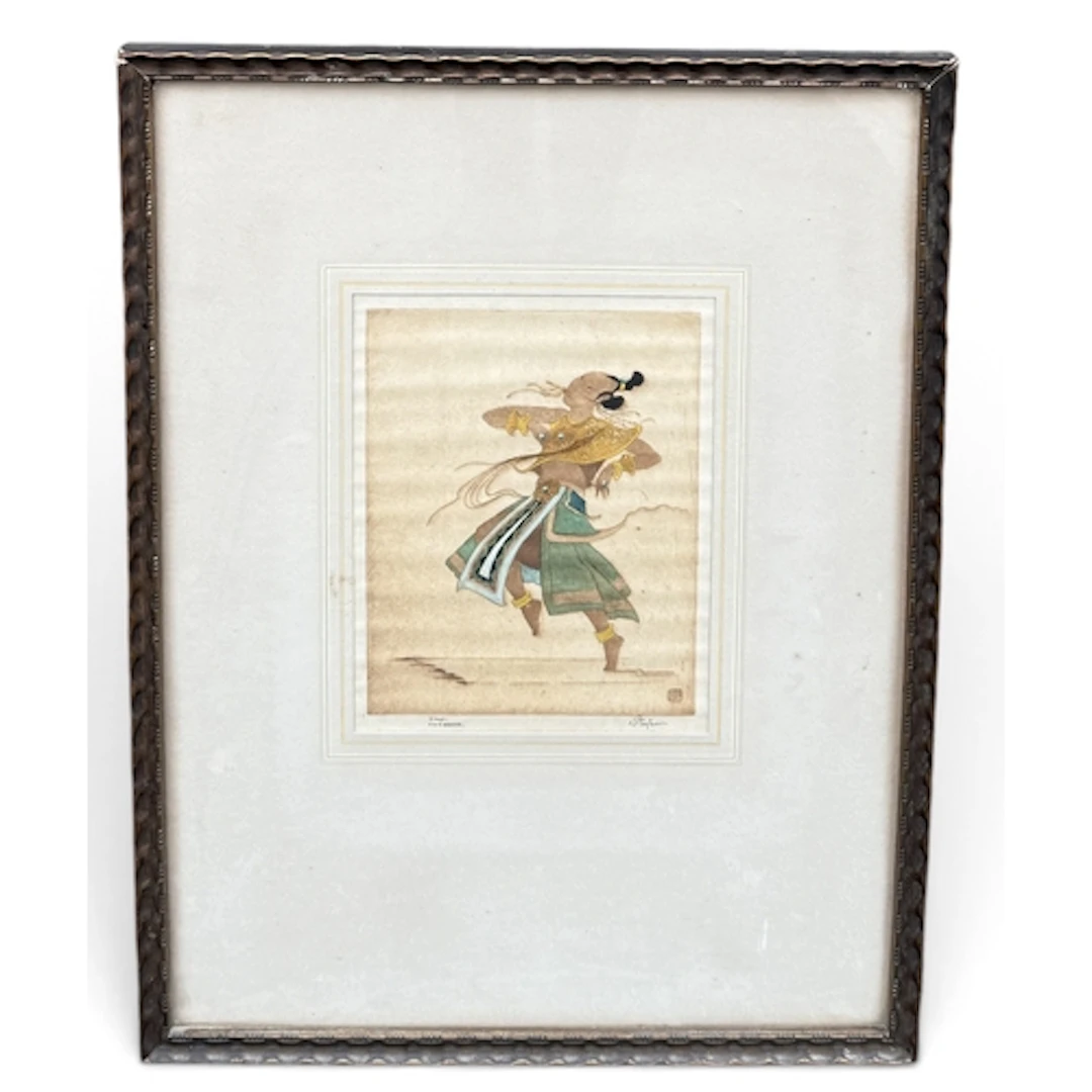 DORSEY POTTER TYSON (AMERICAN, 1891-1969): DANCER 2, HAND CO...