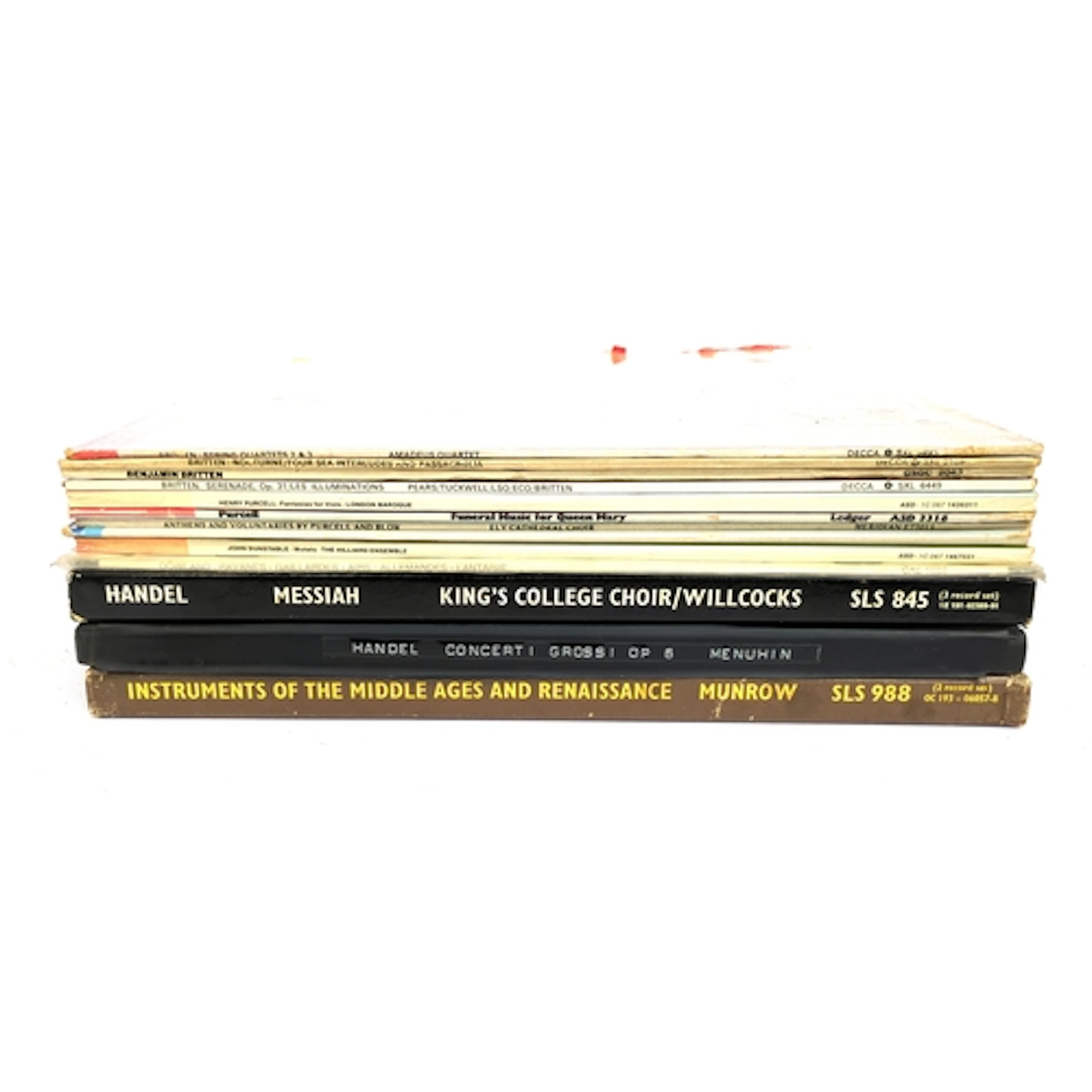 VINYL LPS, CLASSICAL, BRITISH. These are high quality items ...