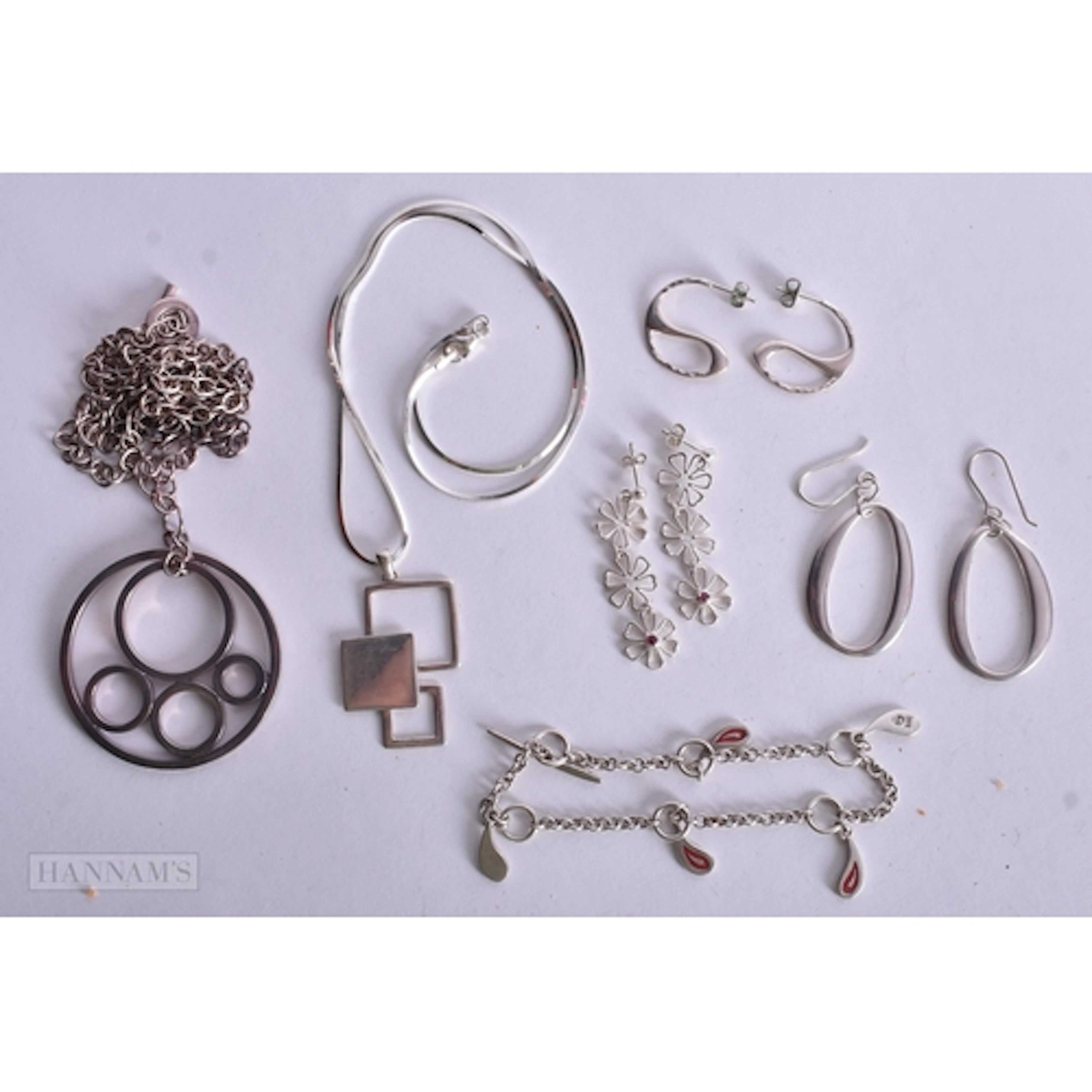 Collection of Sterling Silver Malcolm Gray Celtic Jewellery ...
