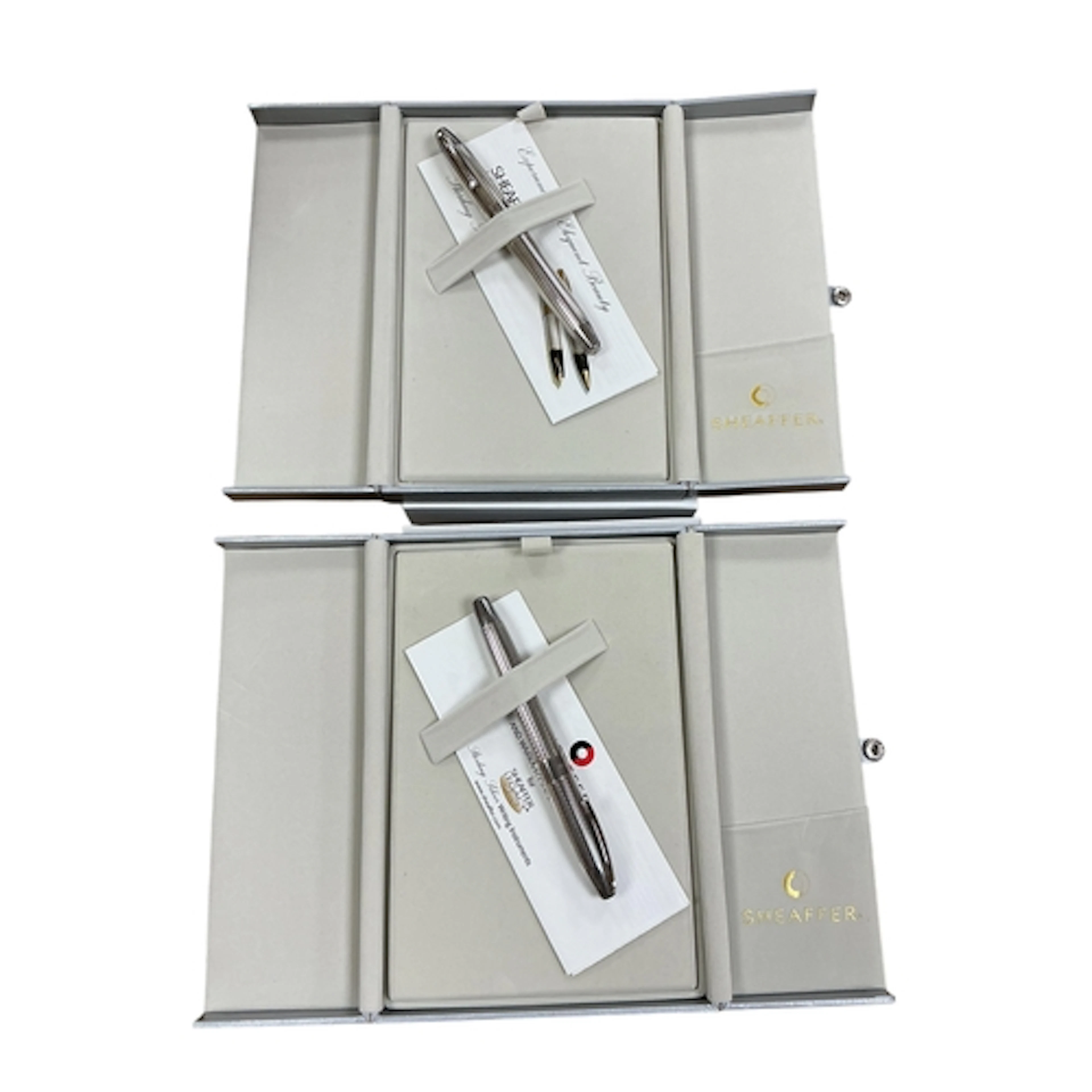 A Sheaffer Legacy Sterling silver fountain pen and matching ...