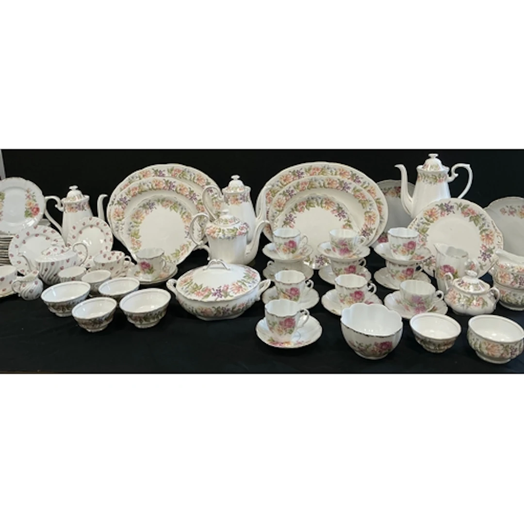 A Royal Albert Country lane pattern tea service comprising o...
