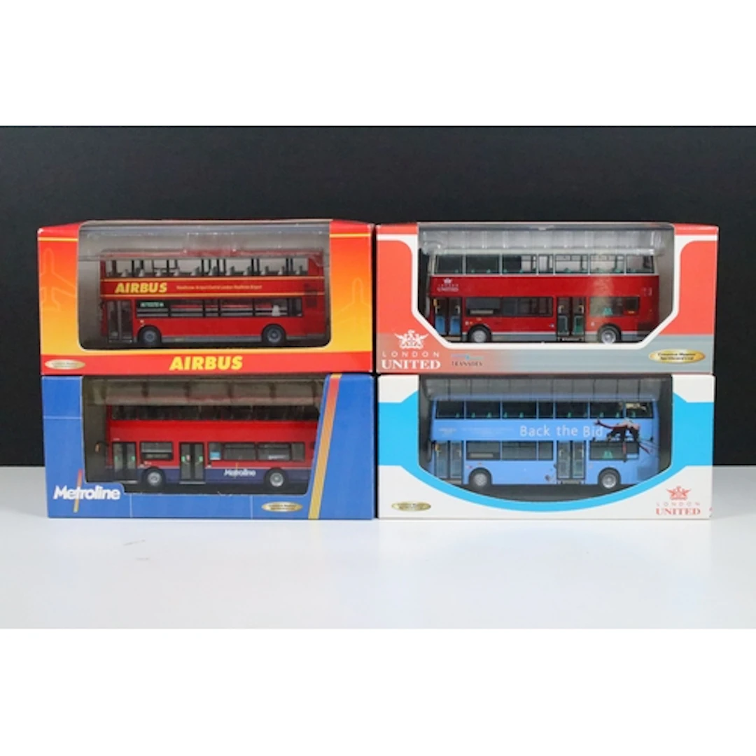 Four boxed / cased Creative Master Northcord Ltd diecast mod...