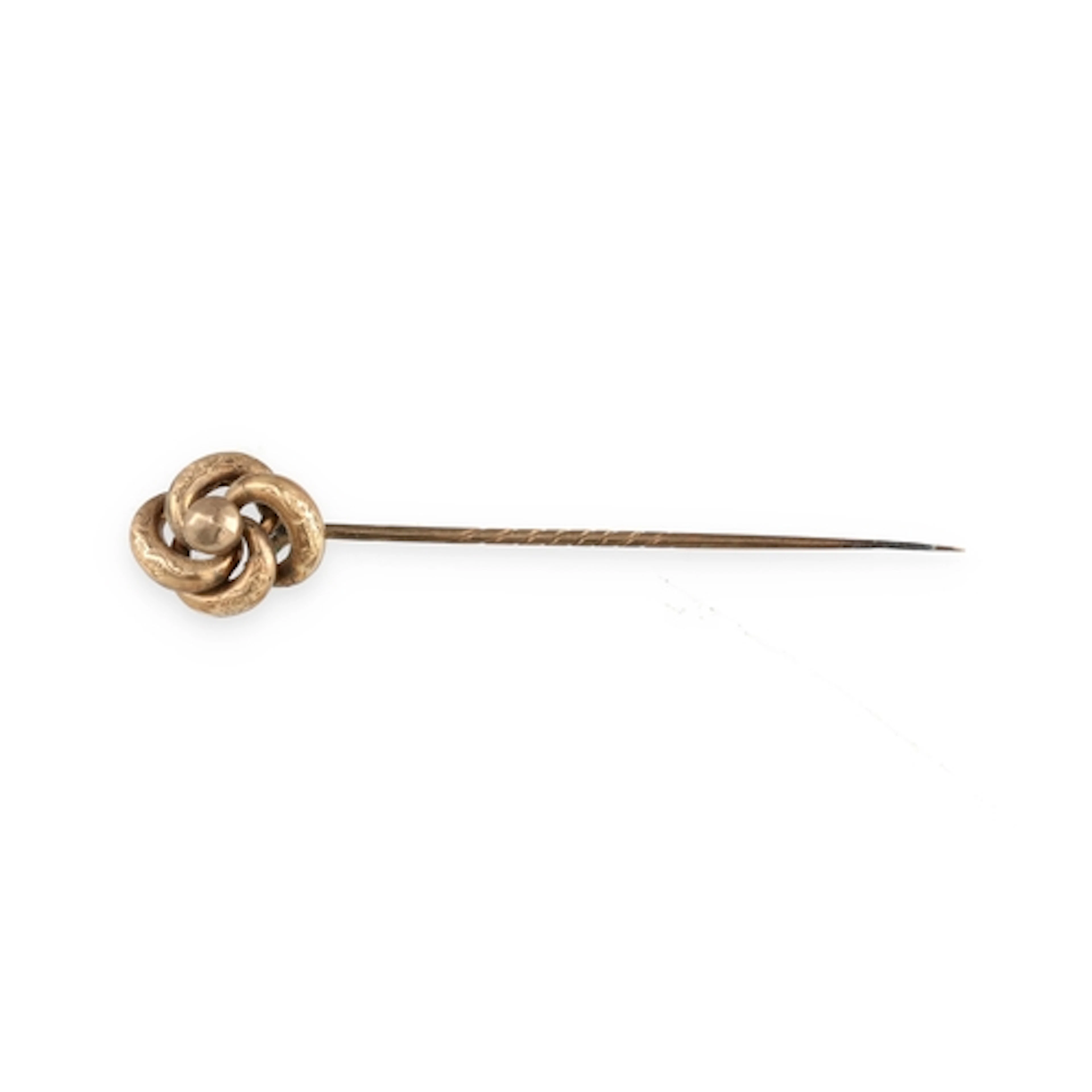 A 19TH CENTURY PROBABLY GOLD PIN To be tested. 2.2gms...