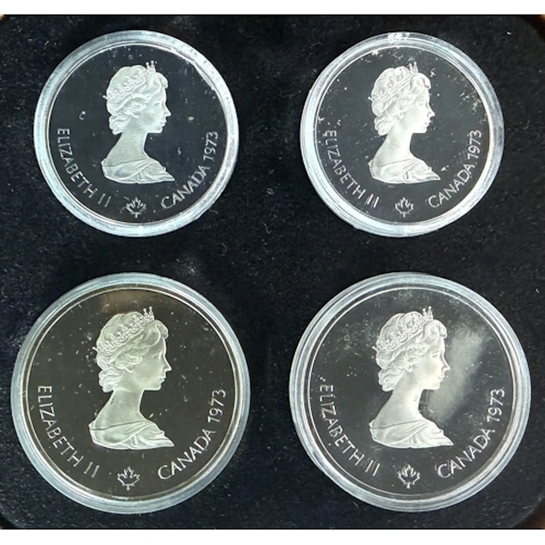 Canada 1973 Montreal Olympics Series I Geographic silver pro...