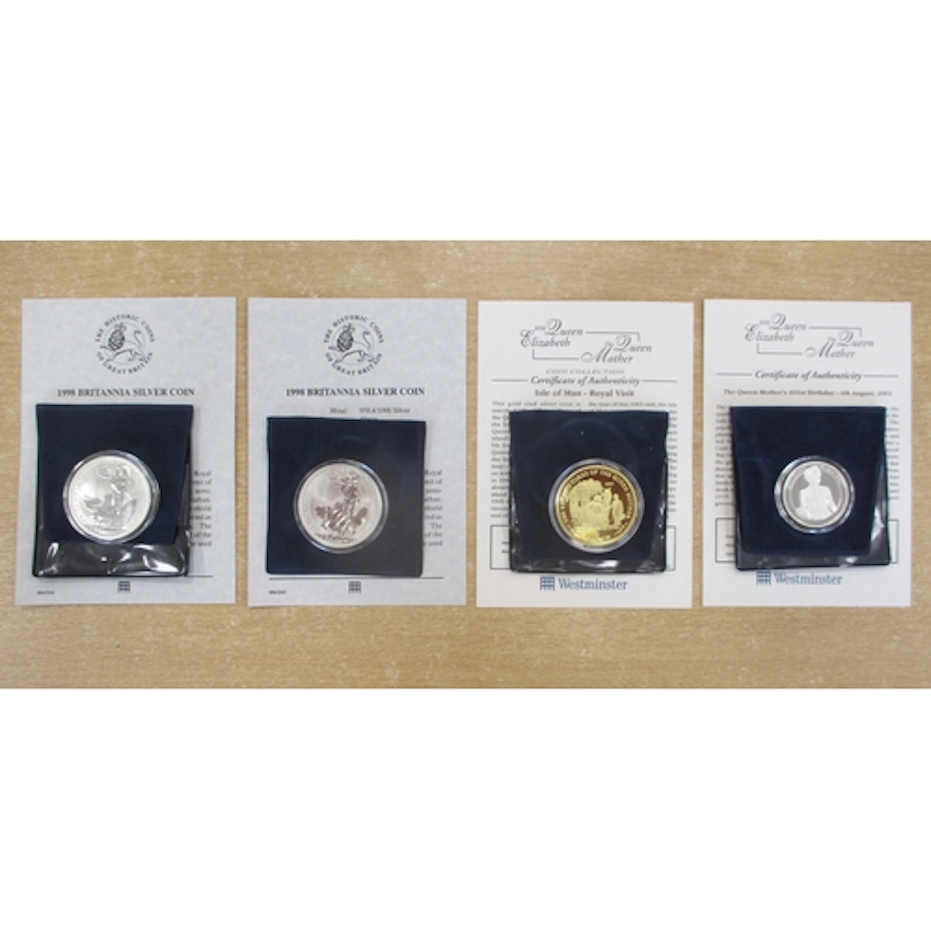 Collection of GB silver includes uncirculated 1998 £2 Britan...