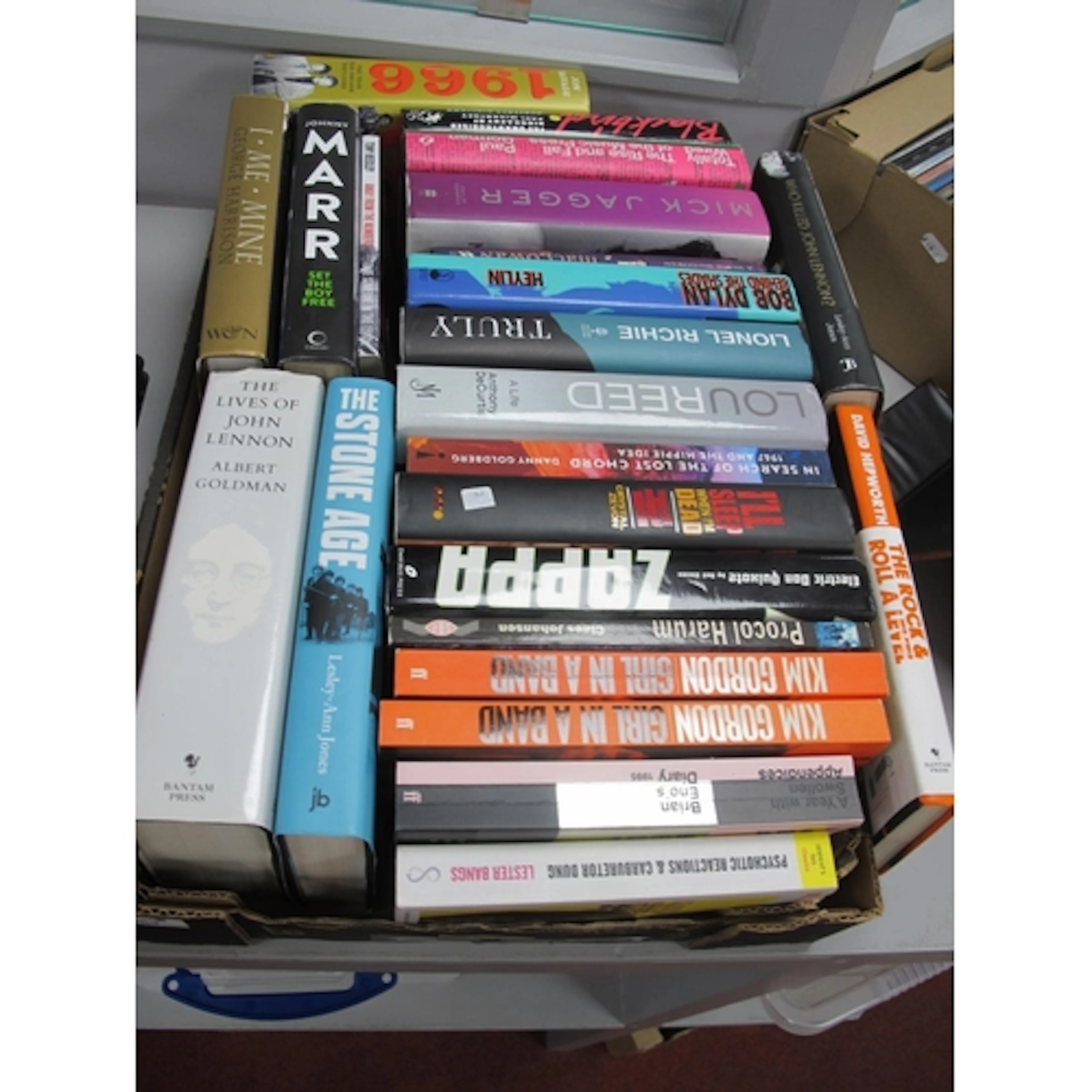 Lot of 20+ Music Books. Artists covered include Frank Zappa,...