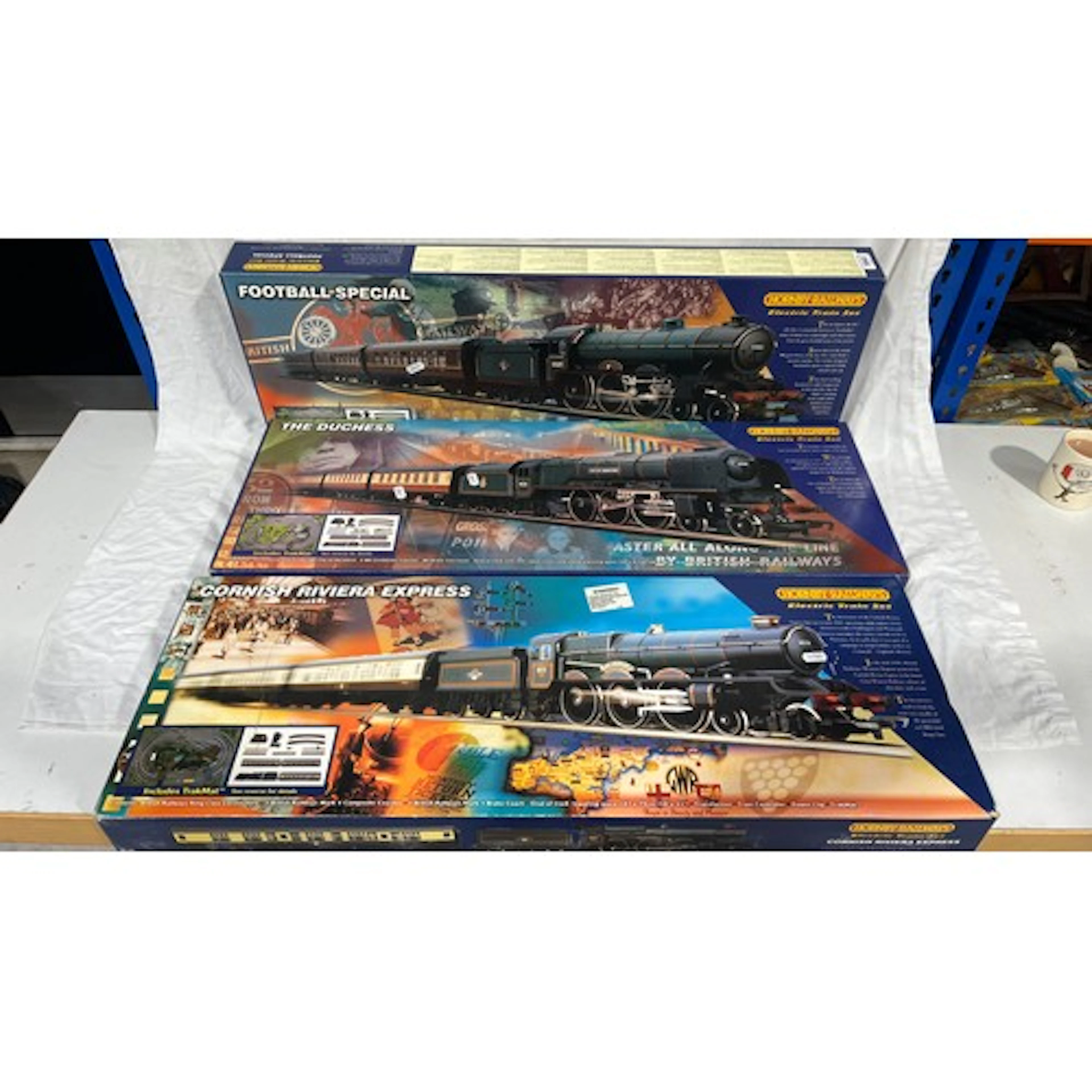 Three Hornby (Hornby Hobbies Ltd) OO gauge model railways el...