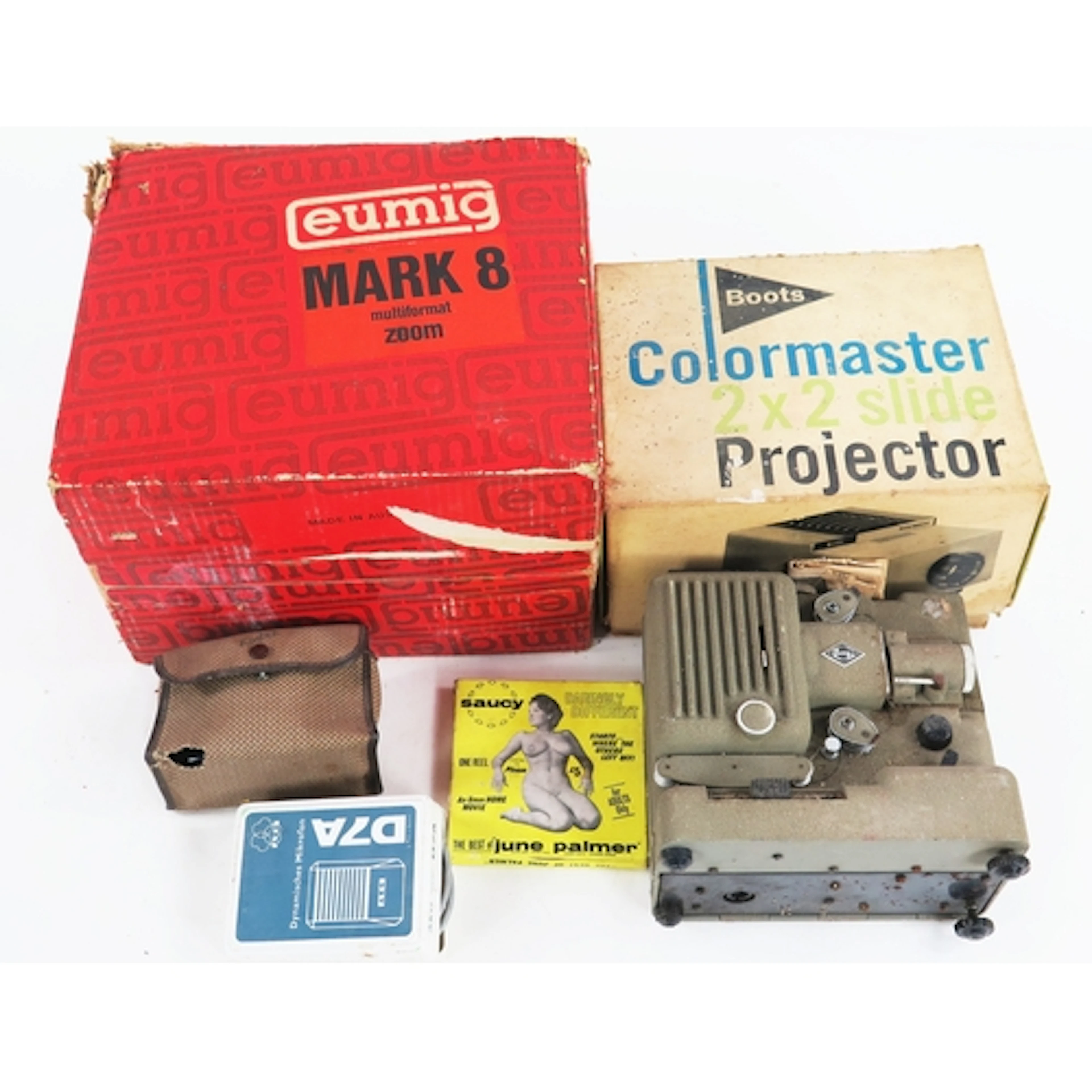 Eumig Projectors, Boots projector, Kodak camera, etc.