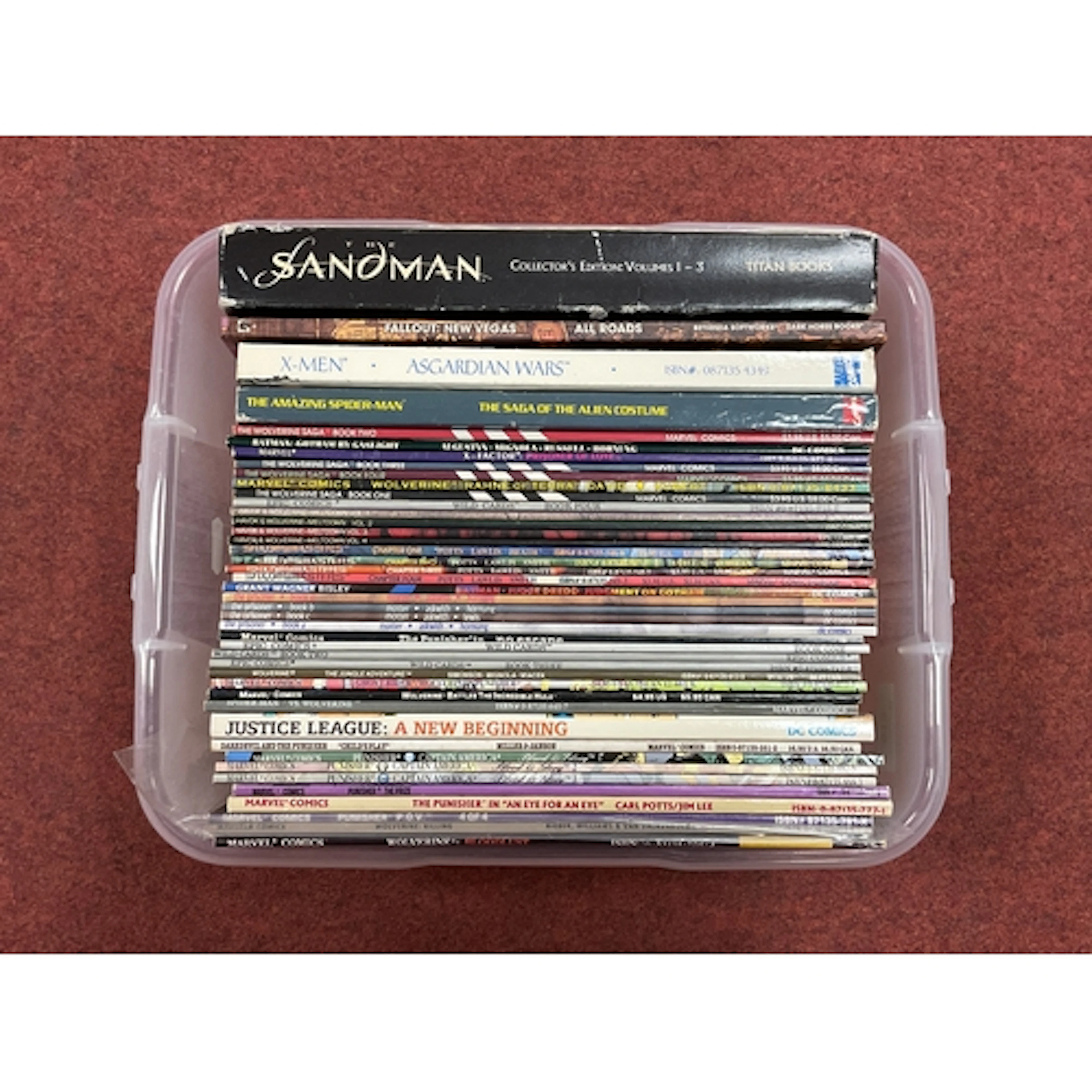 A Quantity of Graphic Novels by Marvel, DC, Epic Comics, Tit...