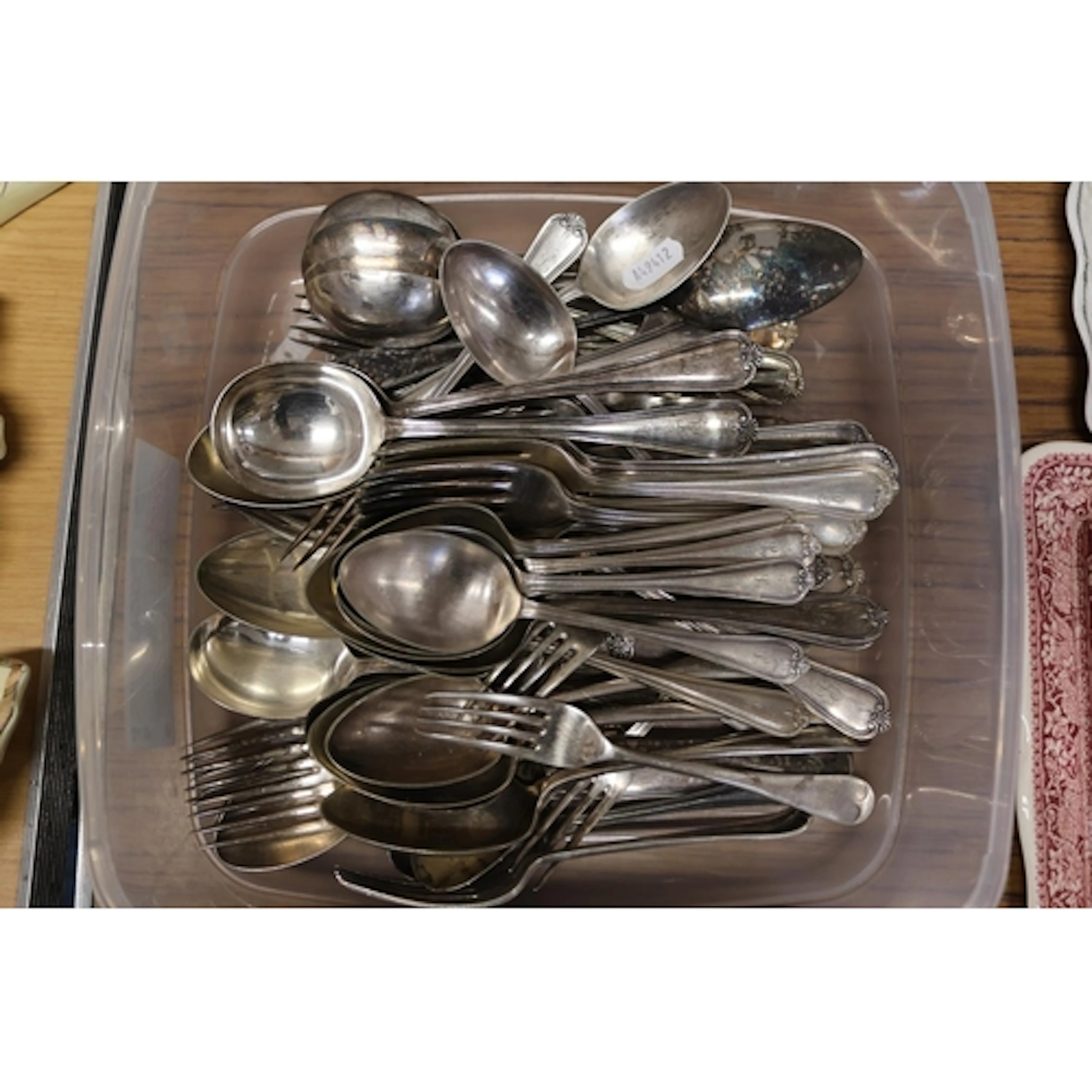 Flatware to include spoons, knives, forks, etc.