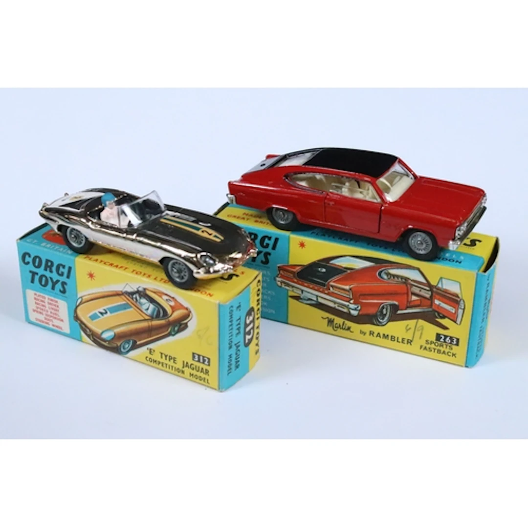 Two boxed Corgi diecast models to include 263 Marlin by Ramb...