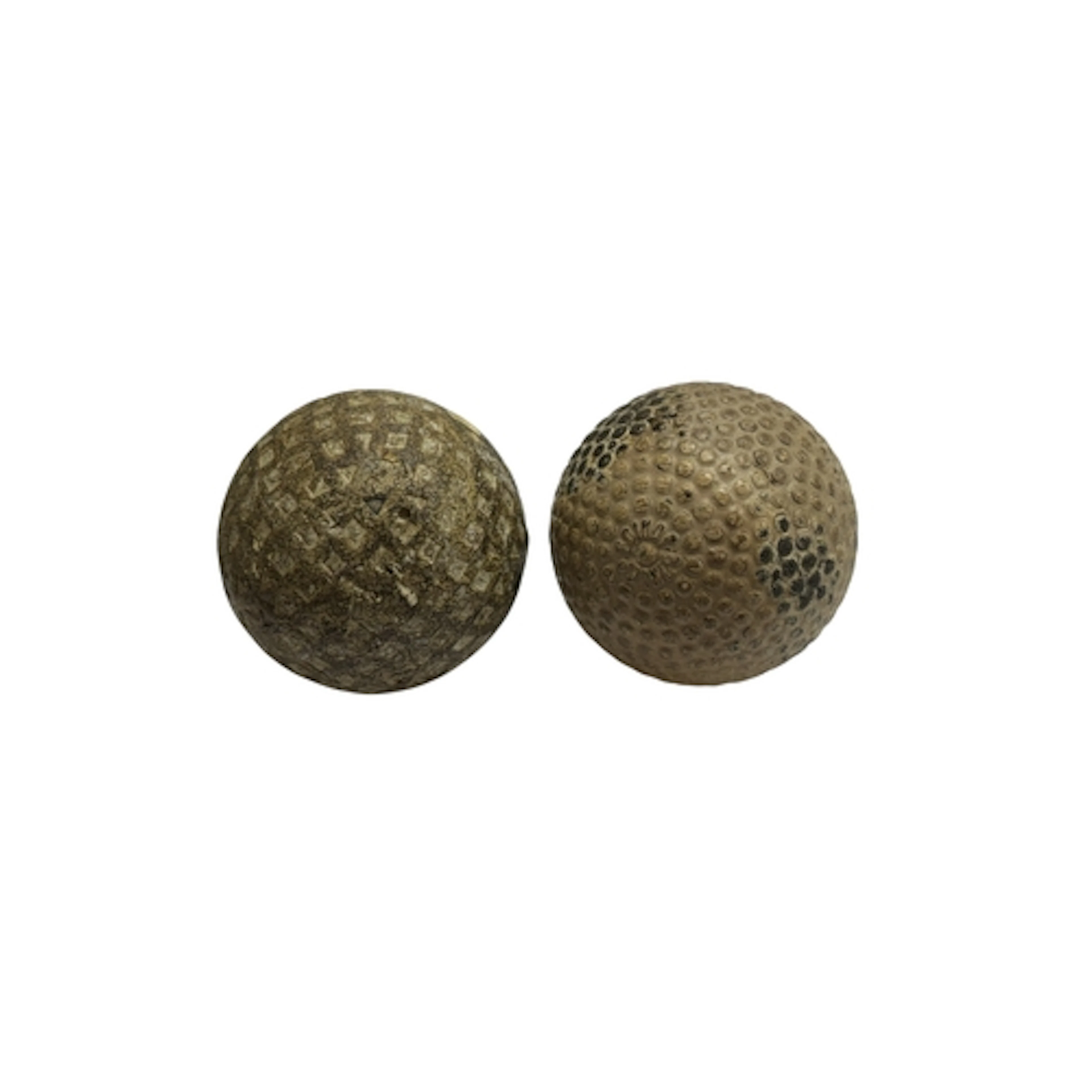 Two rare golf balls, early 20th century, comprising A Dunlop...