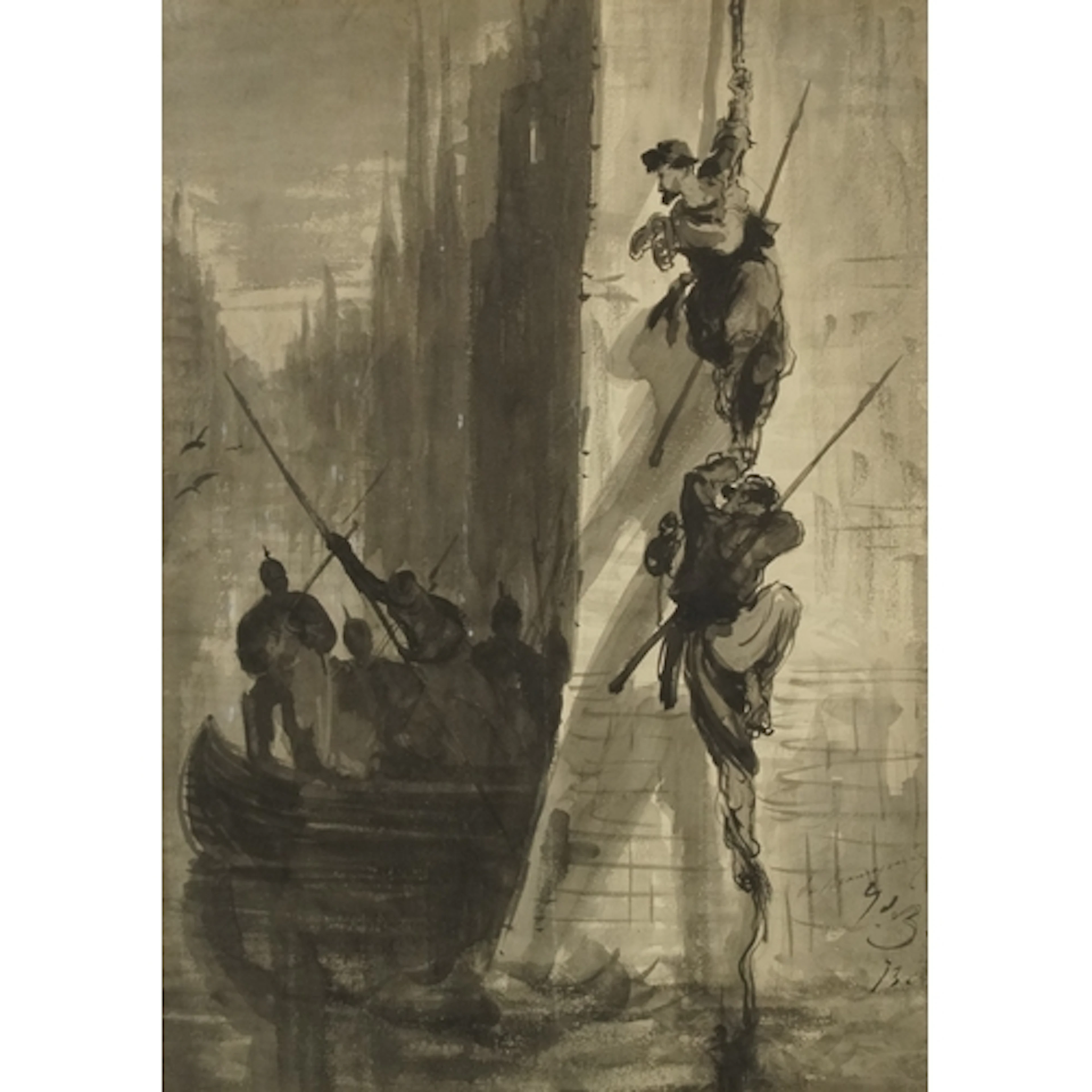 Alfred Quesnay de Beaurepaire - Attempted escape of prisoner...