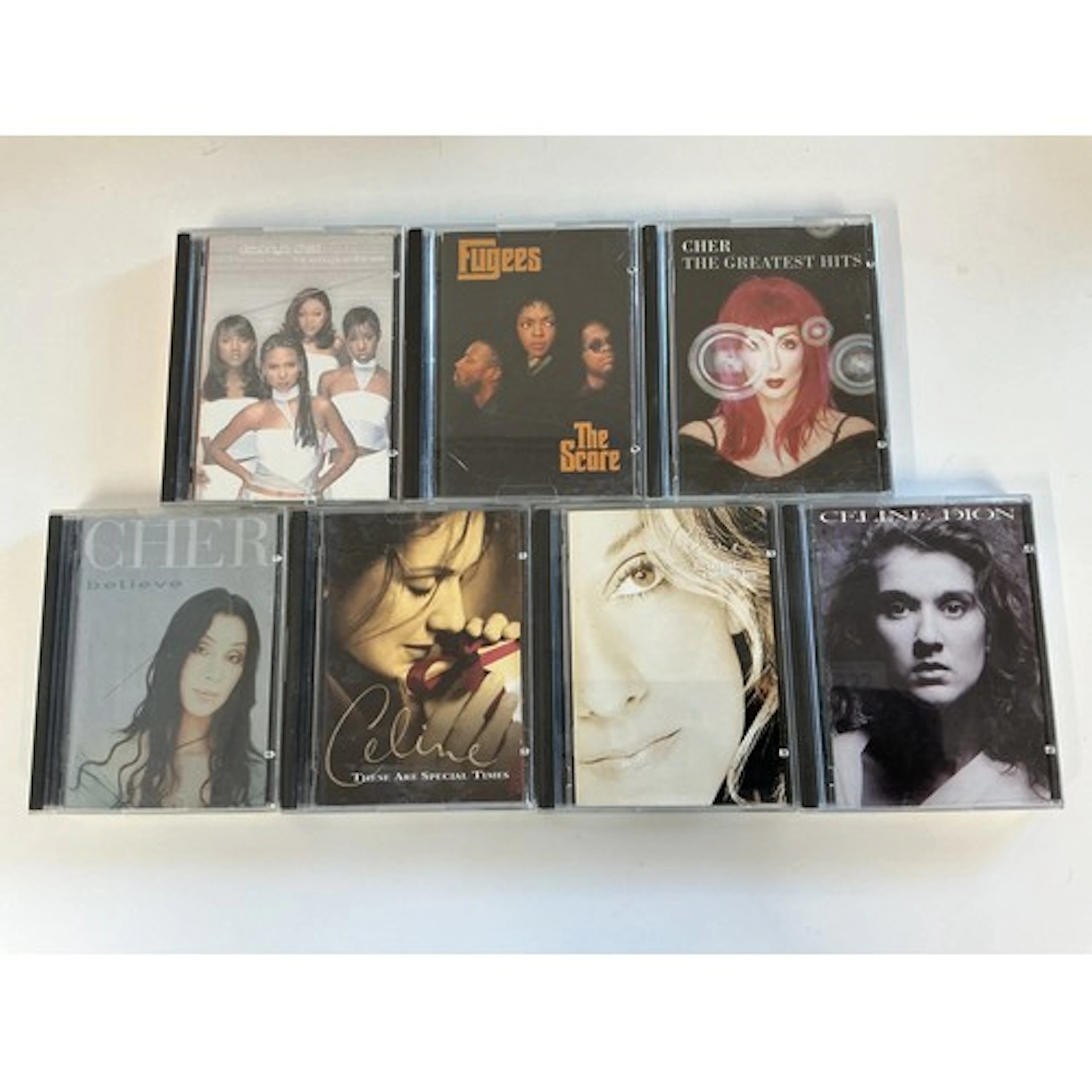 Seven minidiscs by various artists comprising The Fugees, Ch...