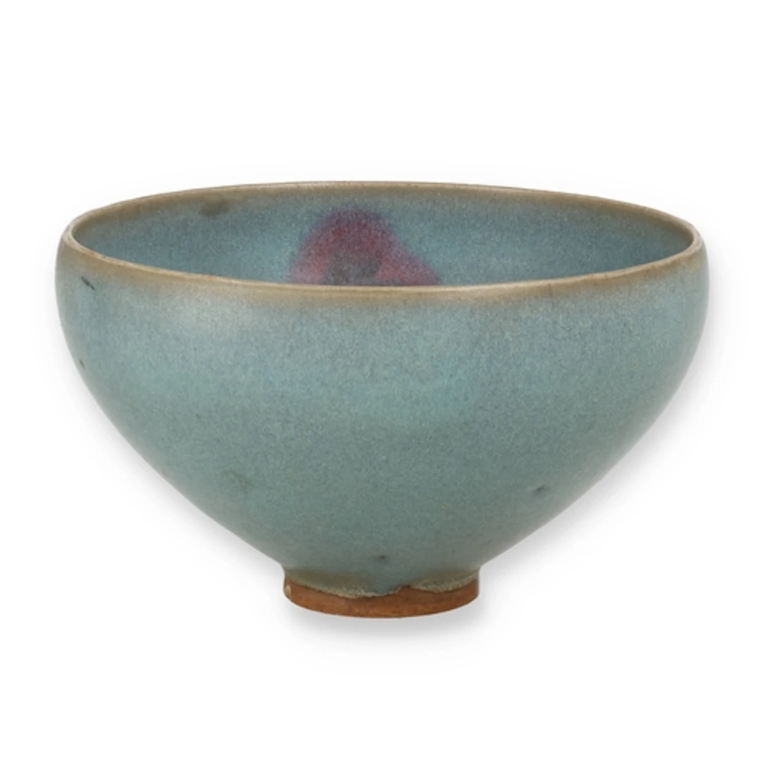 A CHINESE JUN WARE BOWL 13cm x 7cm