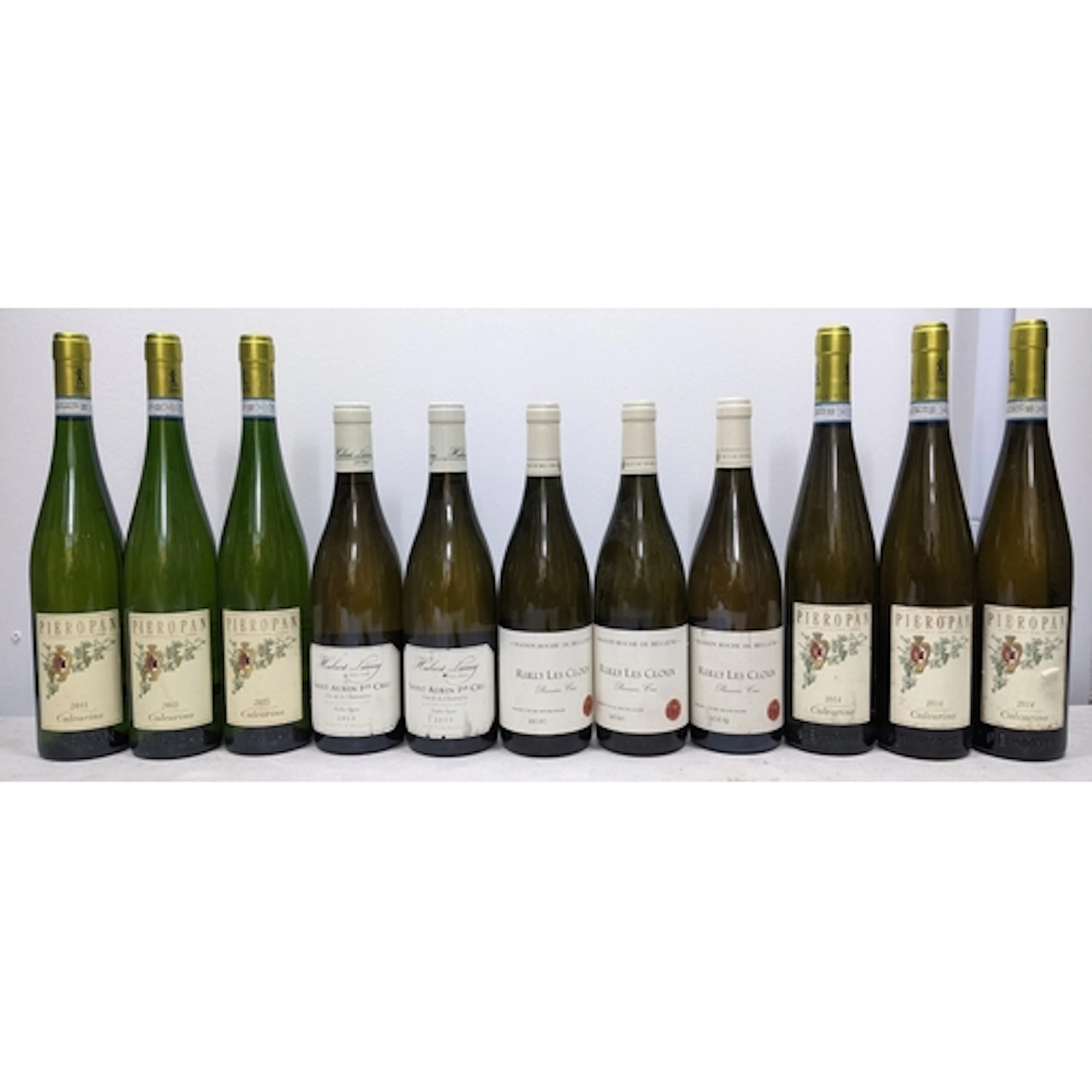 Eleven bottles of assorted white wine, comprising:- - Two bo...