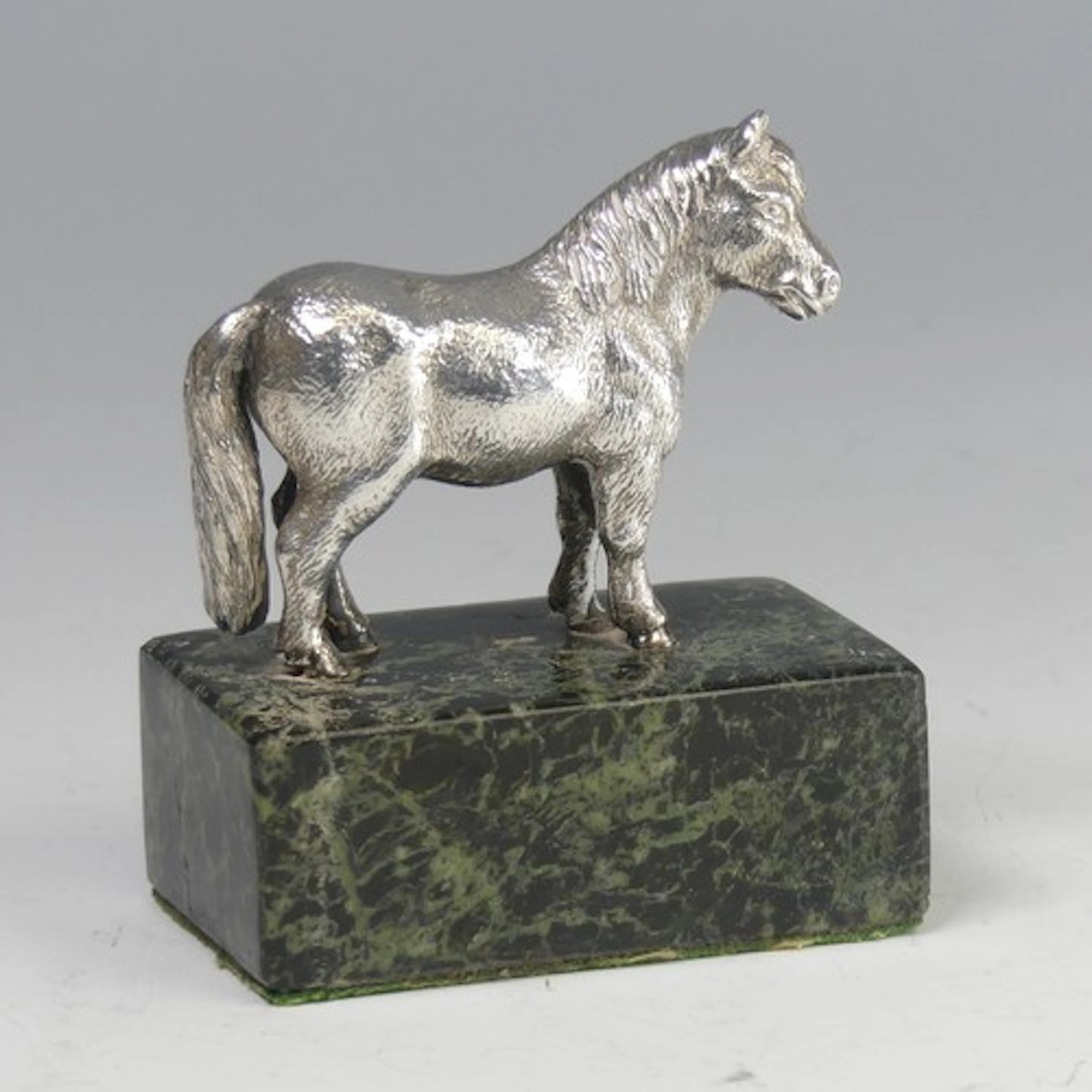 An Elizabeth II cast silver Model of a Shetland Pony, by&nbs...