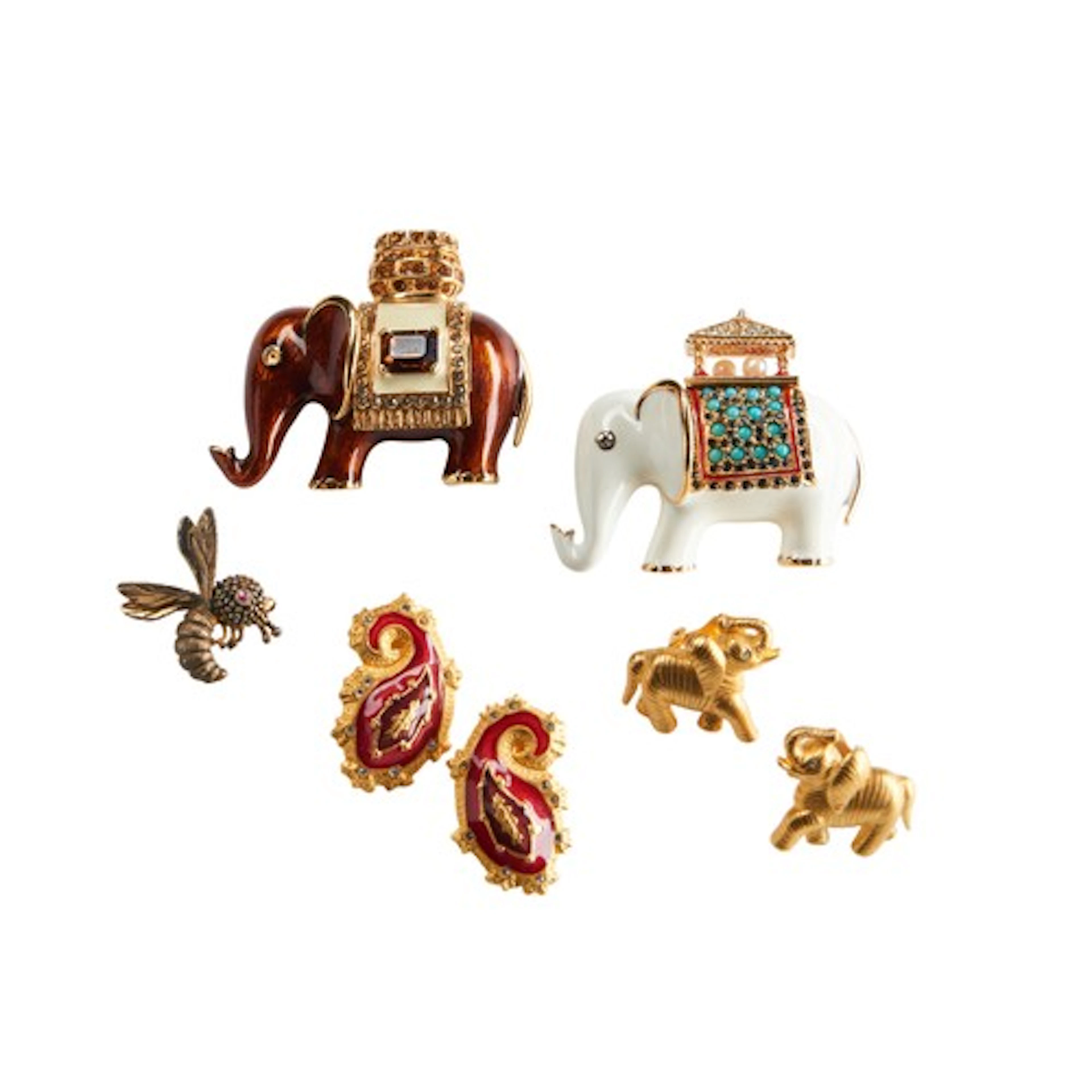 A SMALL GROUP OF COSTUME JEWELLERY , TO INCLUDE: CINER, A 1...