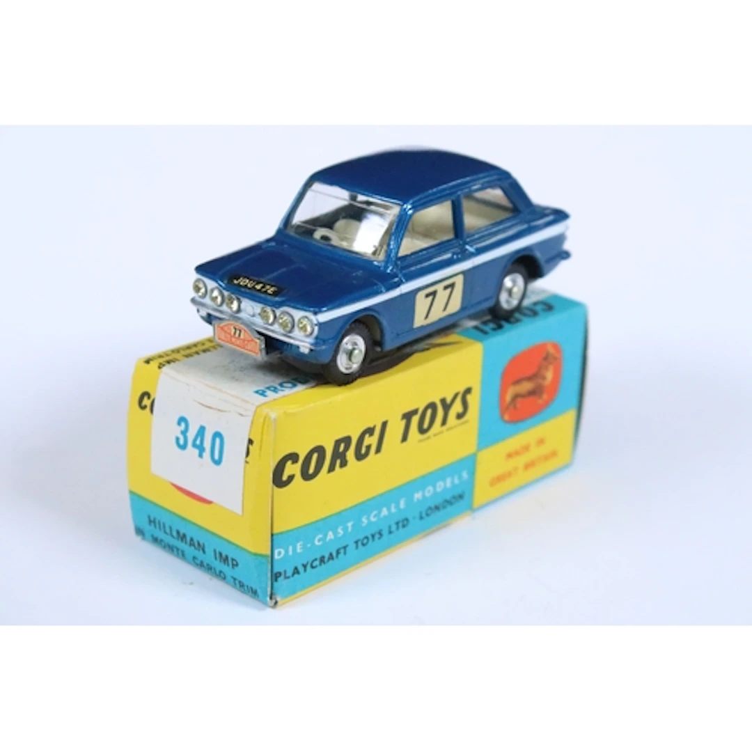 Boxed Corgi 340 Monte Carlo Sunbeam Imp Winner in metallic b...