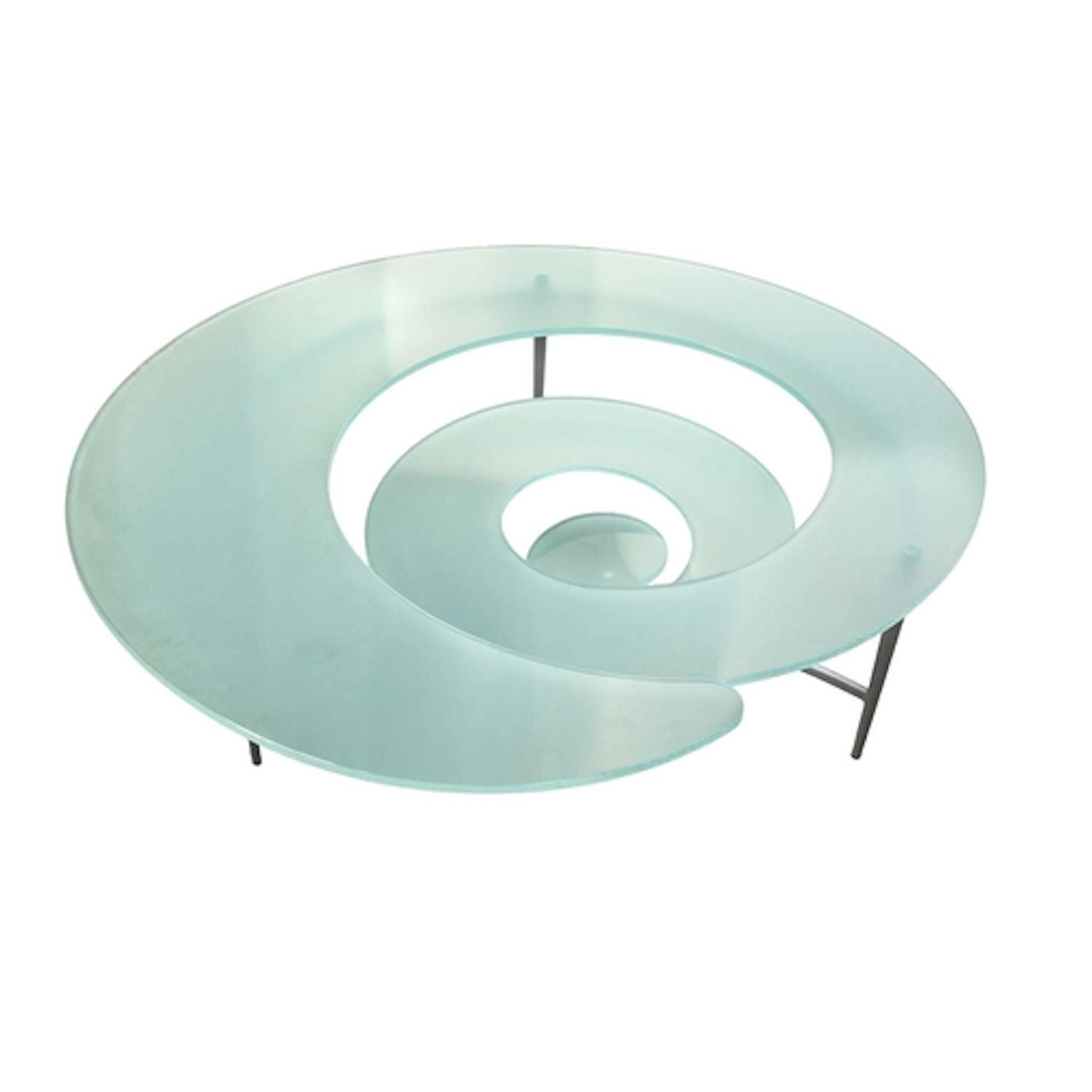 A contemporary 'Nautilus' spiral coffee table. By Cattelan I...